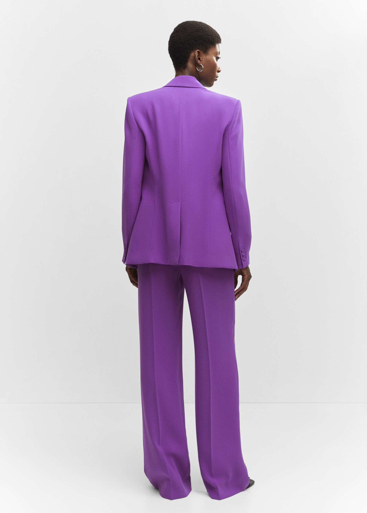 Suit blazer with buttons  - Reverse of the article