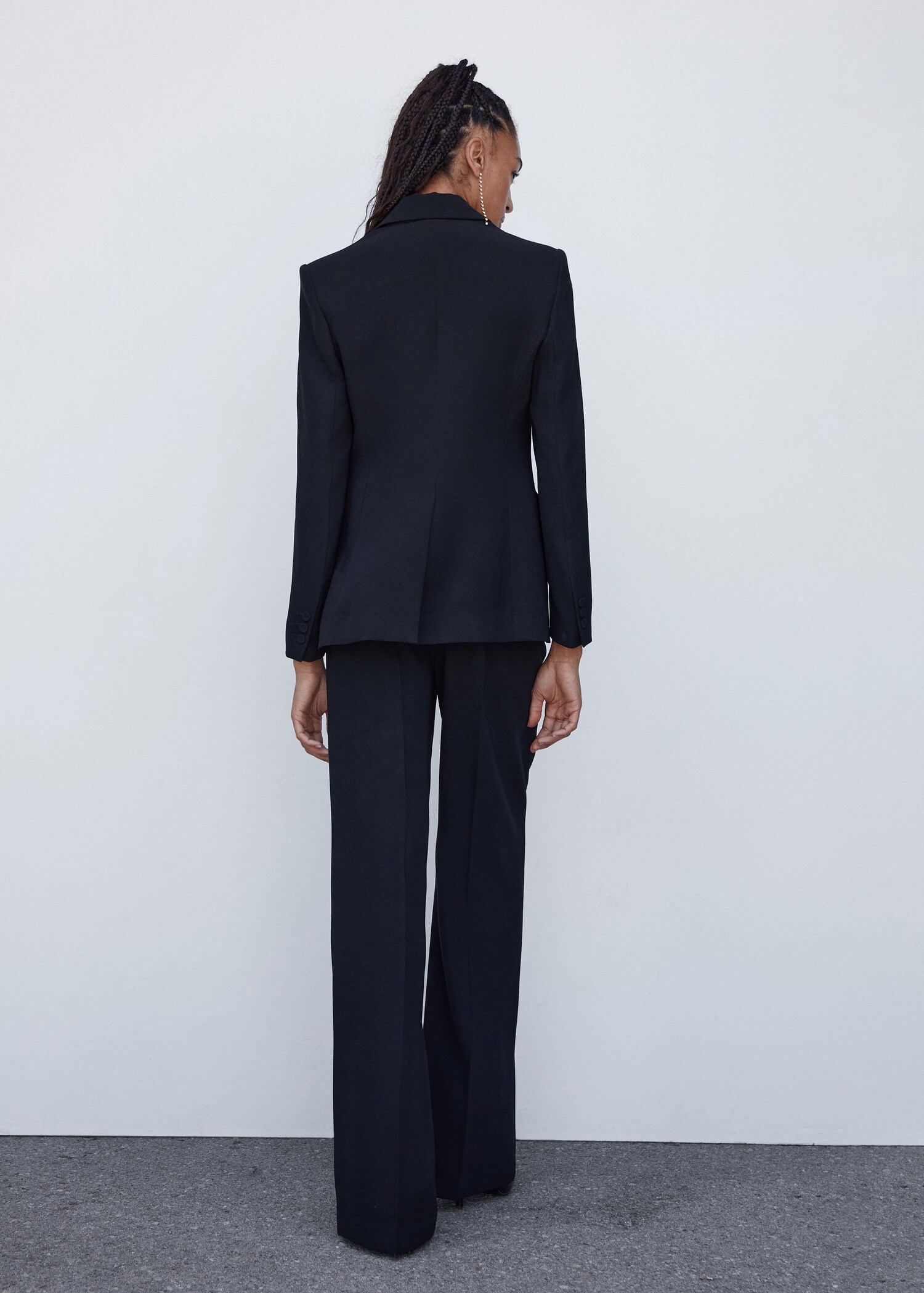 Suit blazer with buttons  - Reverse of the article
