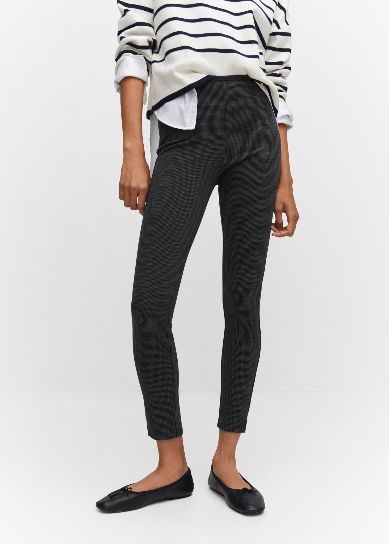 Legging tiro alto - Plano medio