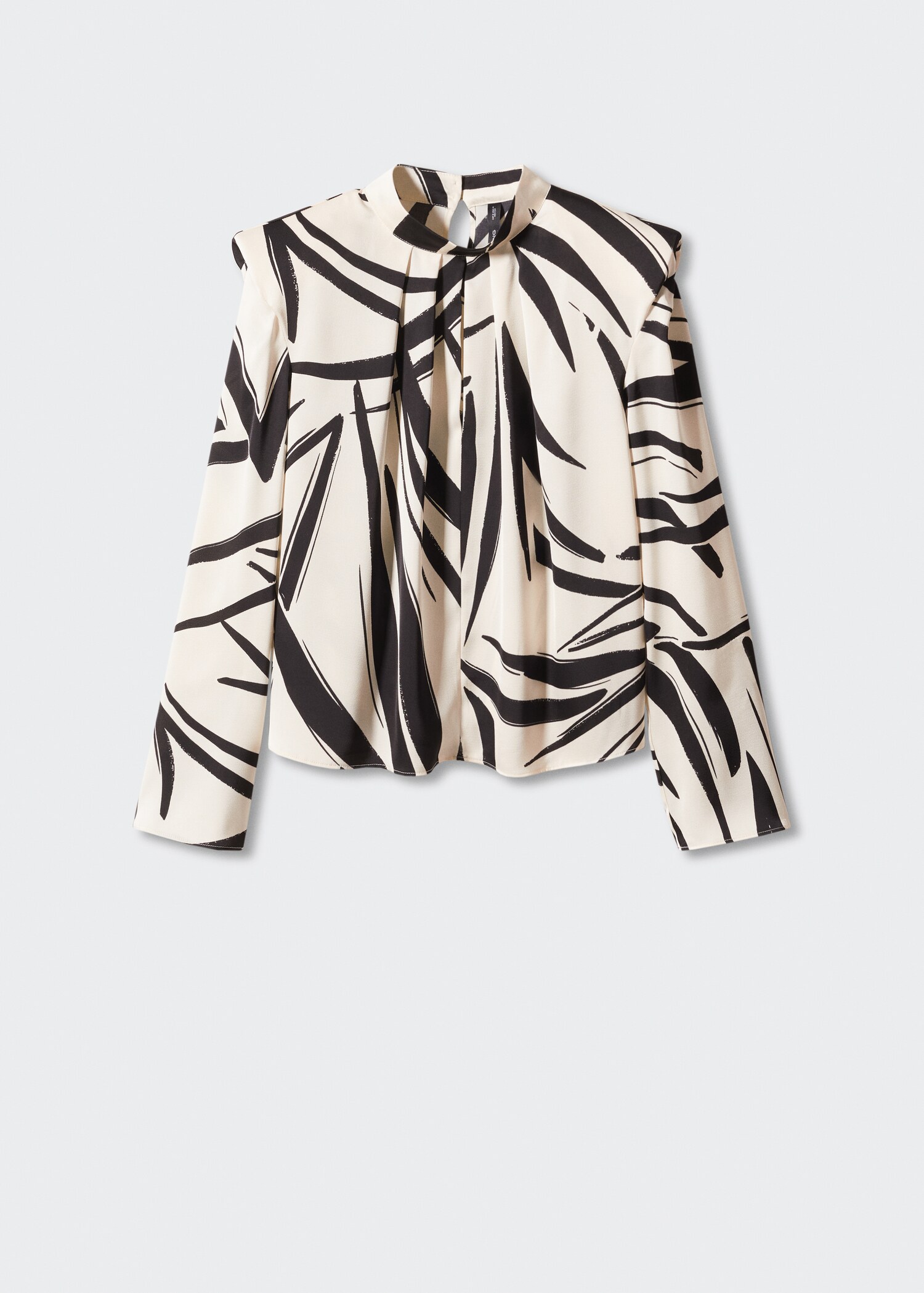 Blouse imprimée épaulettes - Article sans modèle