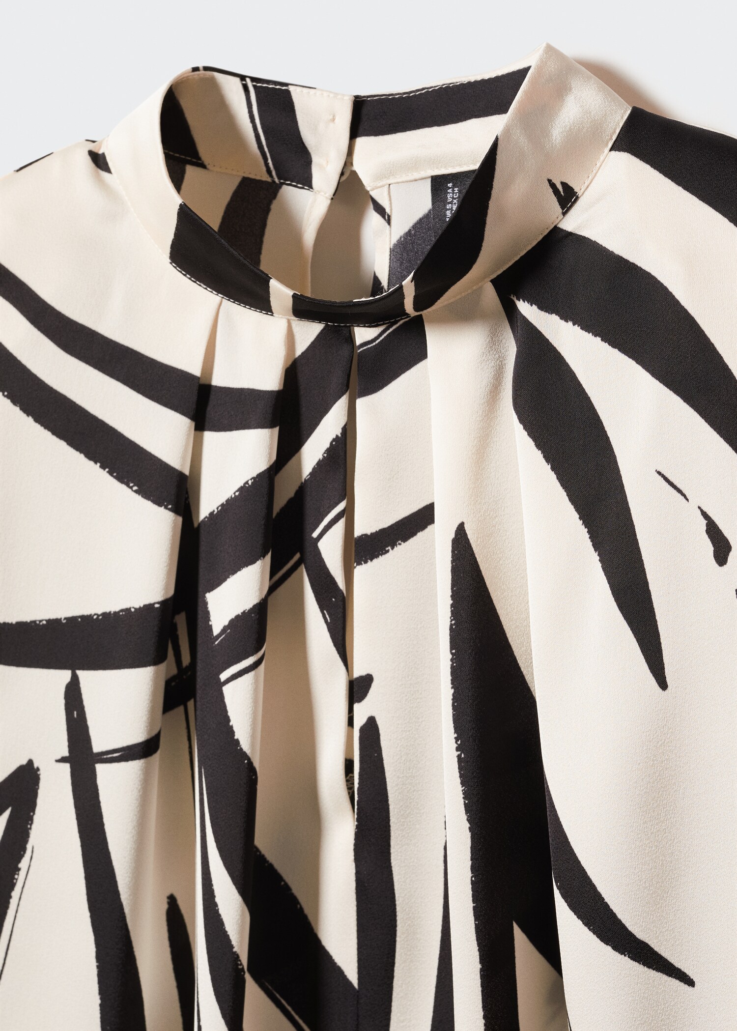 Blouse imprimée épaulettes - Détail de l'article 8