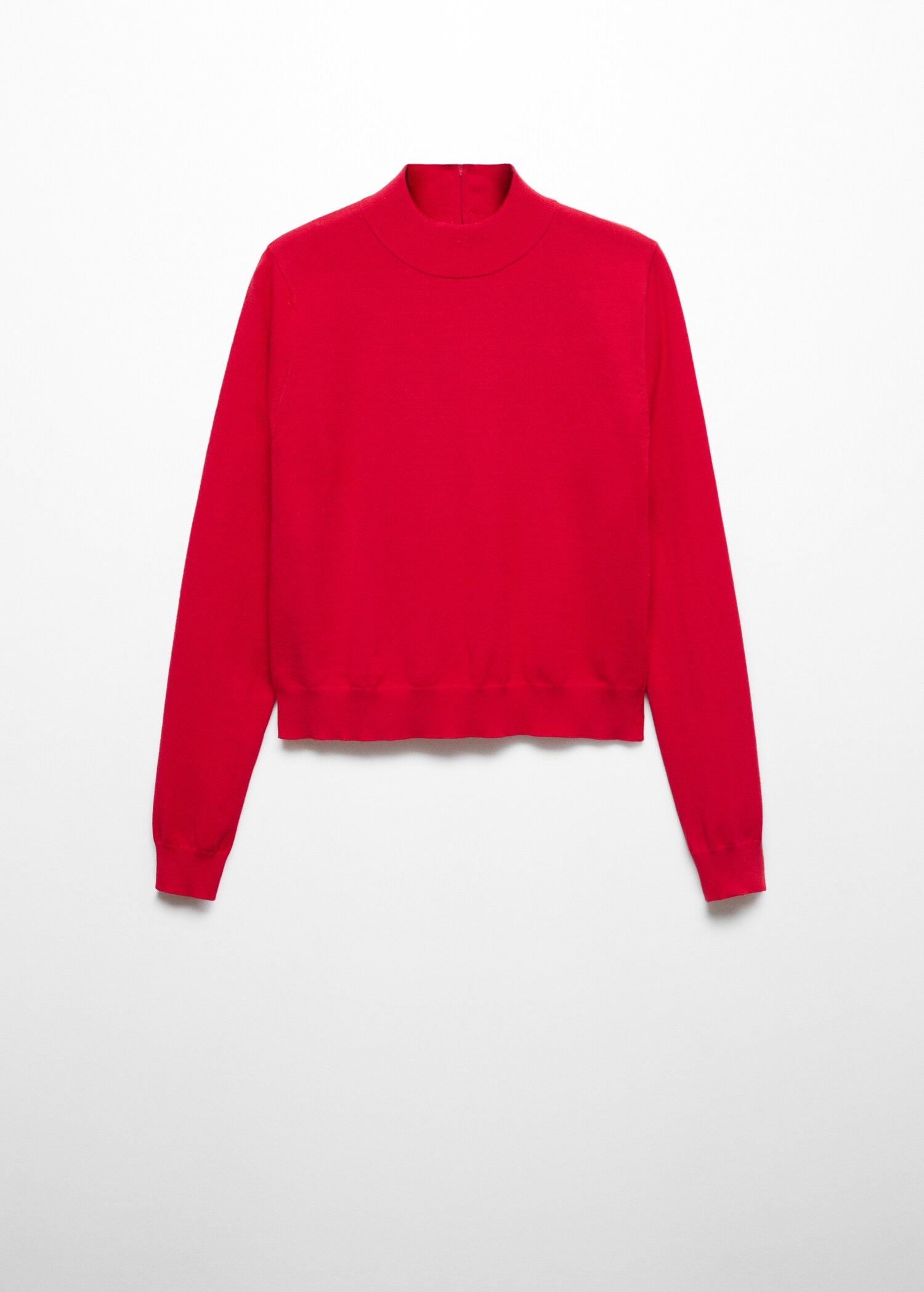 Fine-knit sweater with zip  - Article without model