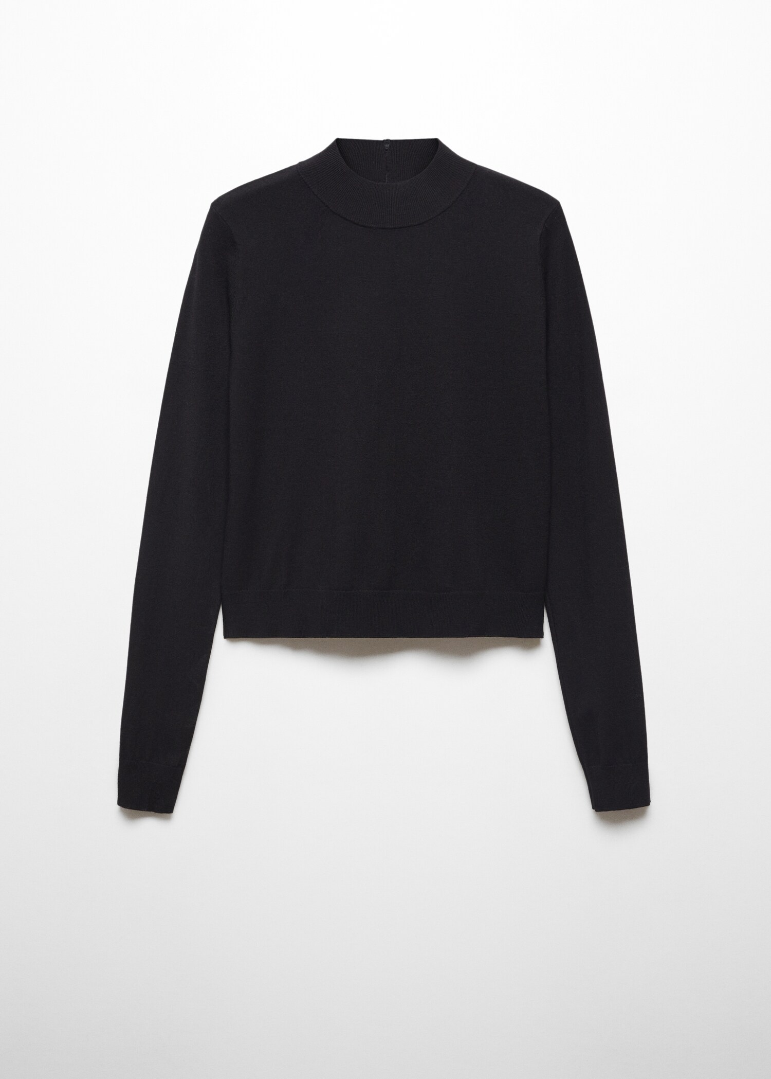Fine-knit sweater with zip  - Article without model
