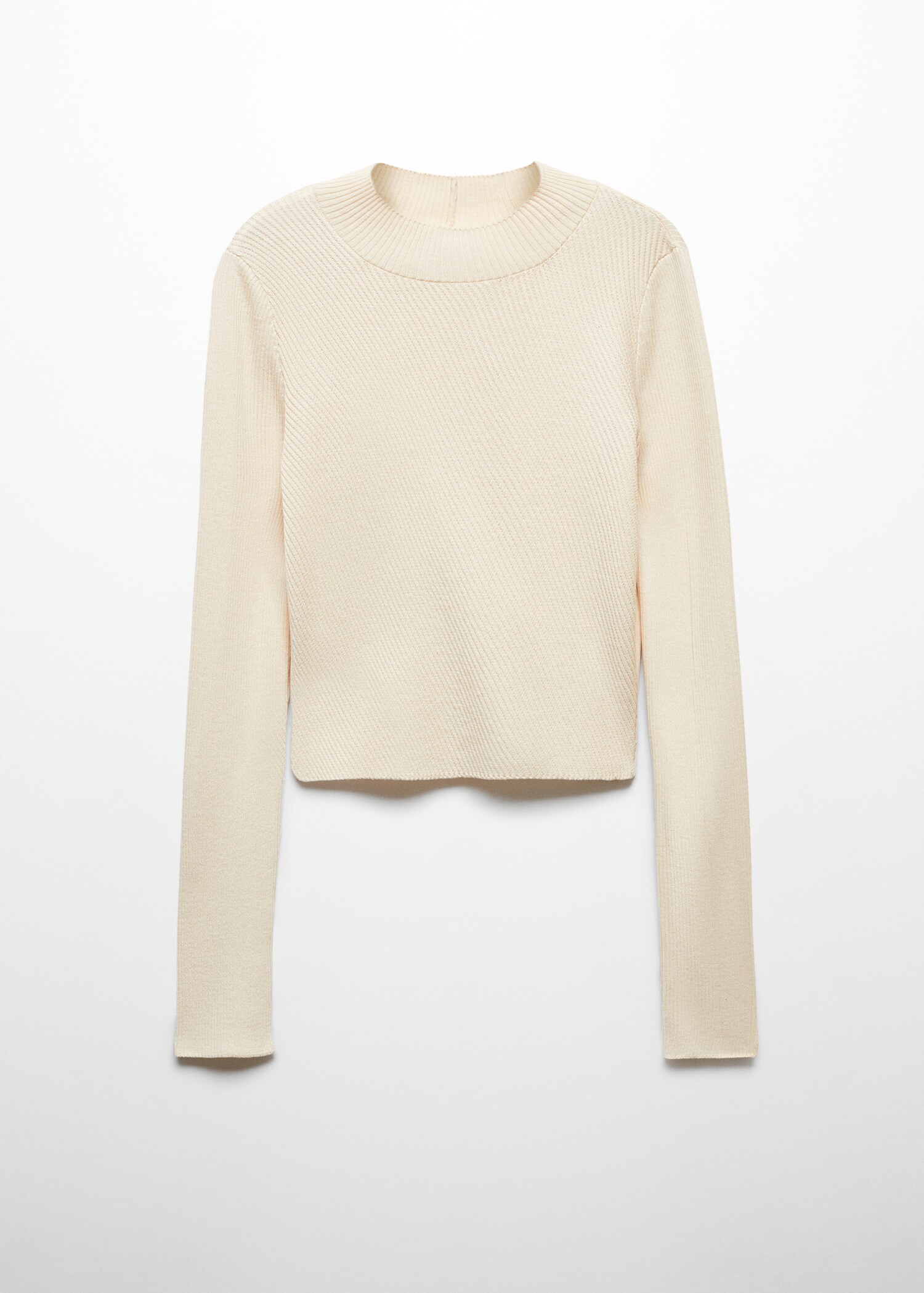 Perkins-neck knitted sweater - Article without model