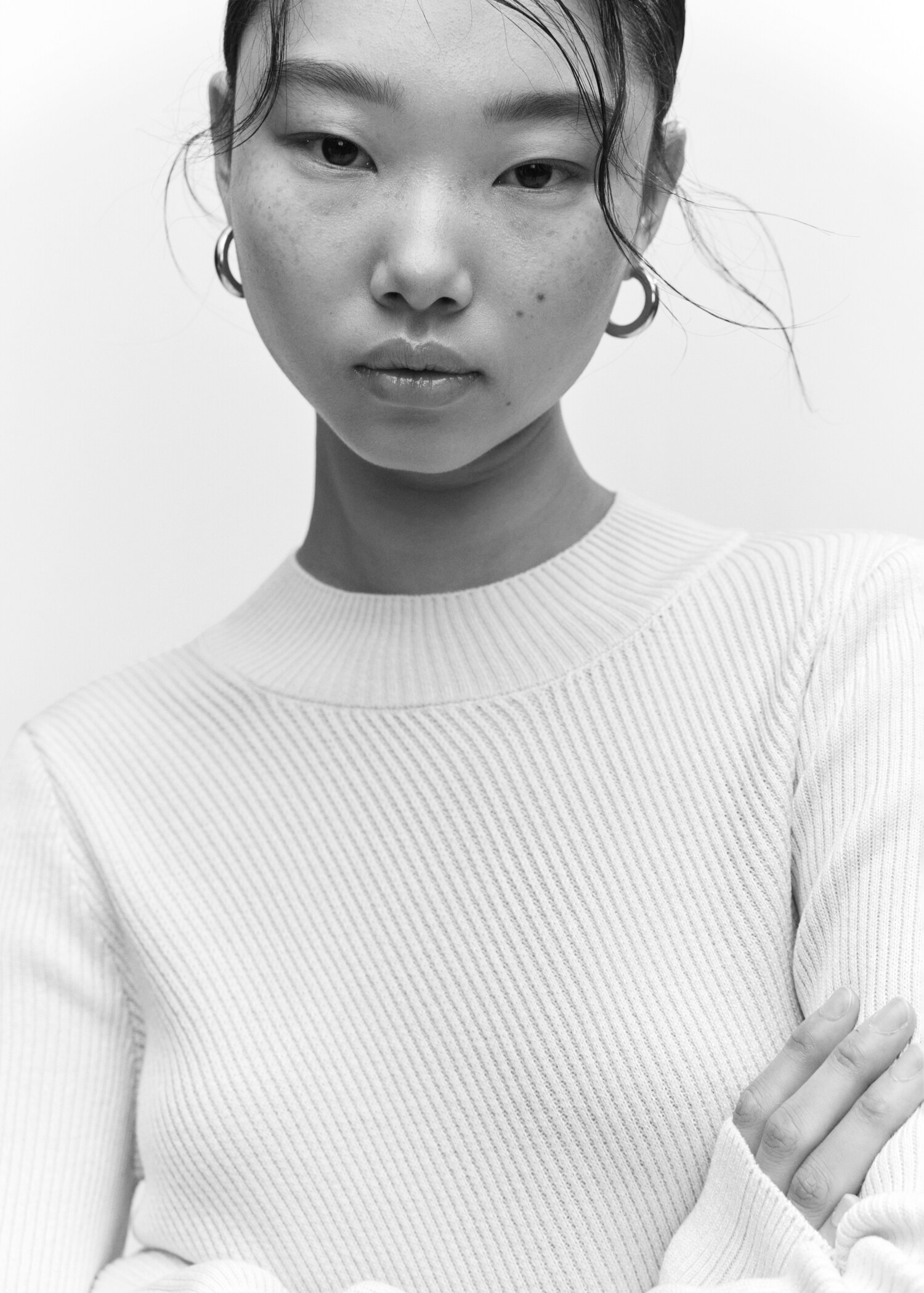 Perkins-neck knitted sweater - Details of the article 1