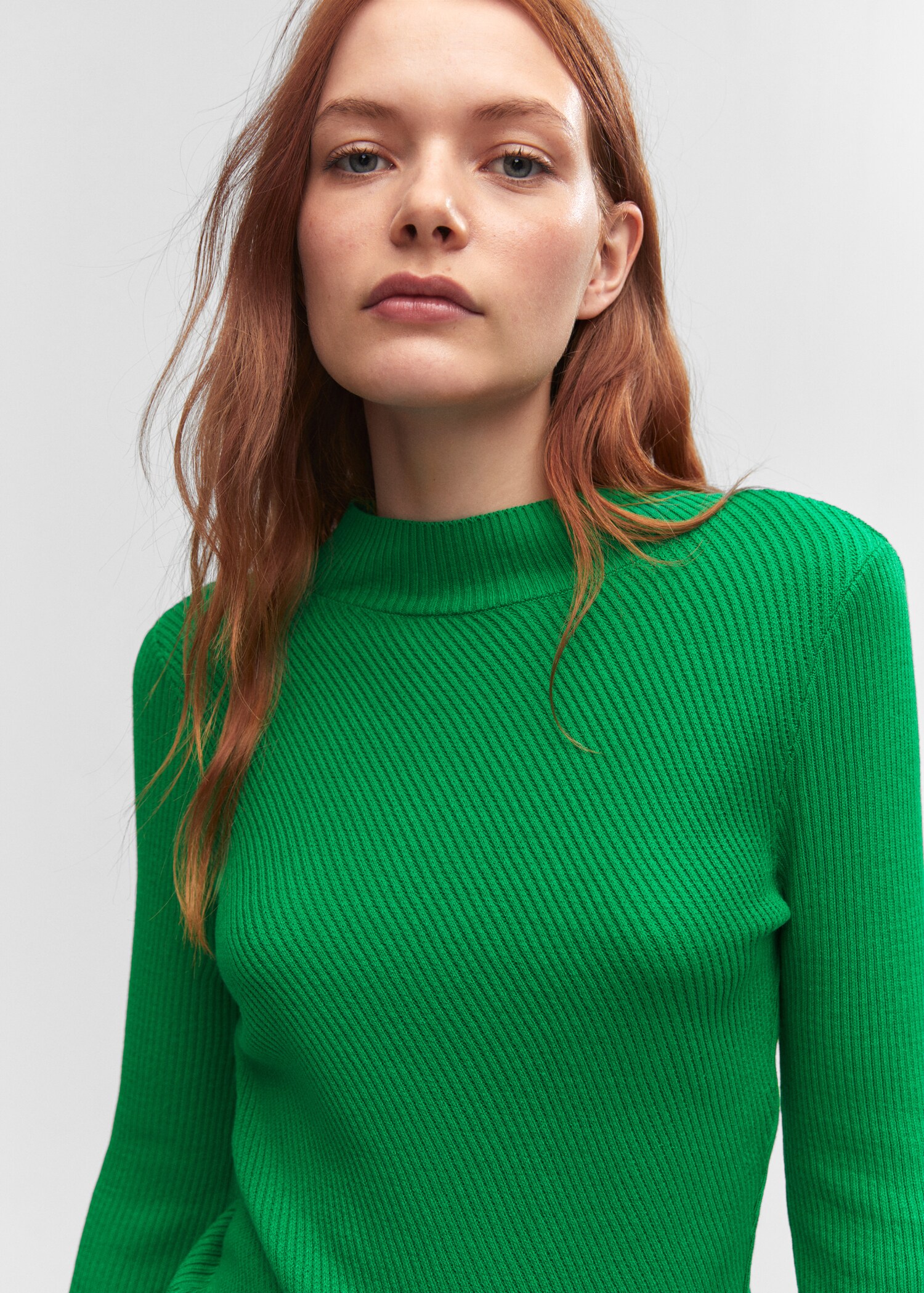 Perkins-neck knitted sweater - Details of the article 1