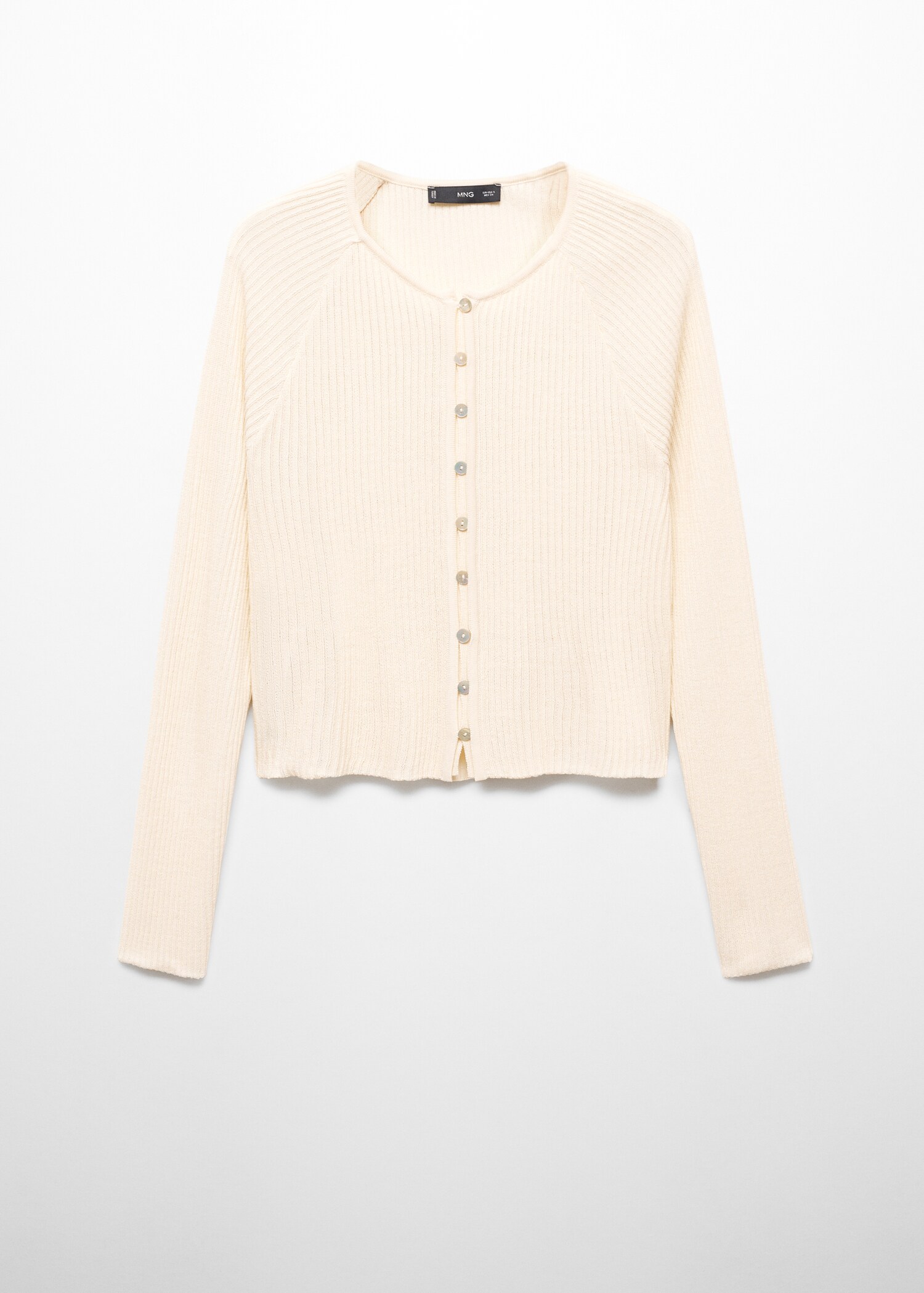 Button knit cardigan - Article without model