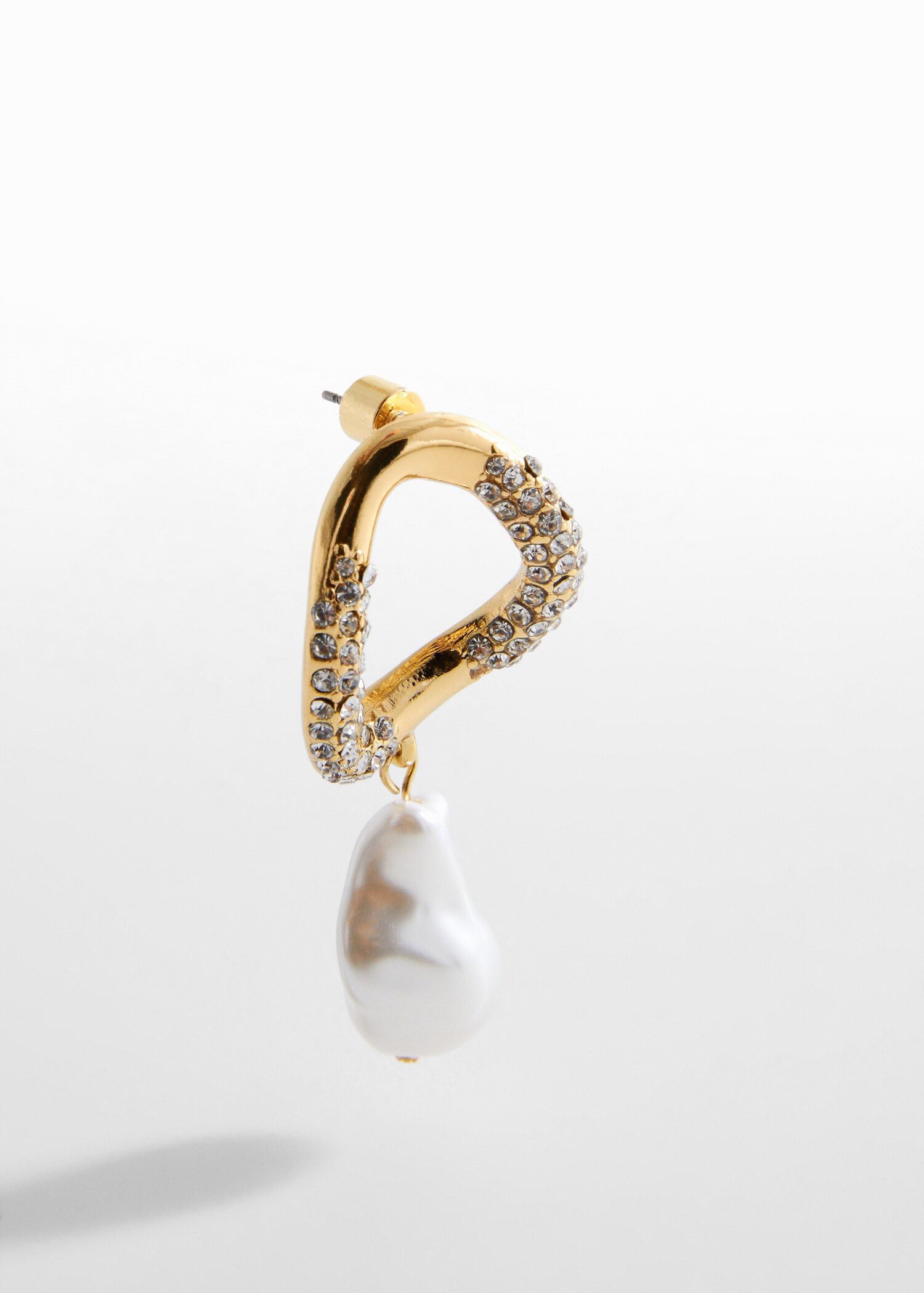 Pearl-bead hoops earrings - Rincian barang 1
