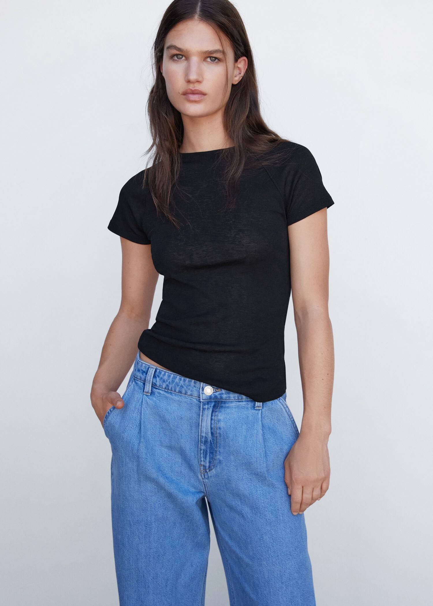 T-shirt jaspé - Plan moyen
