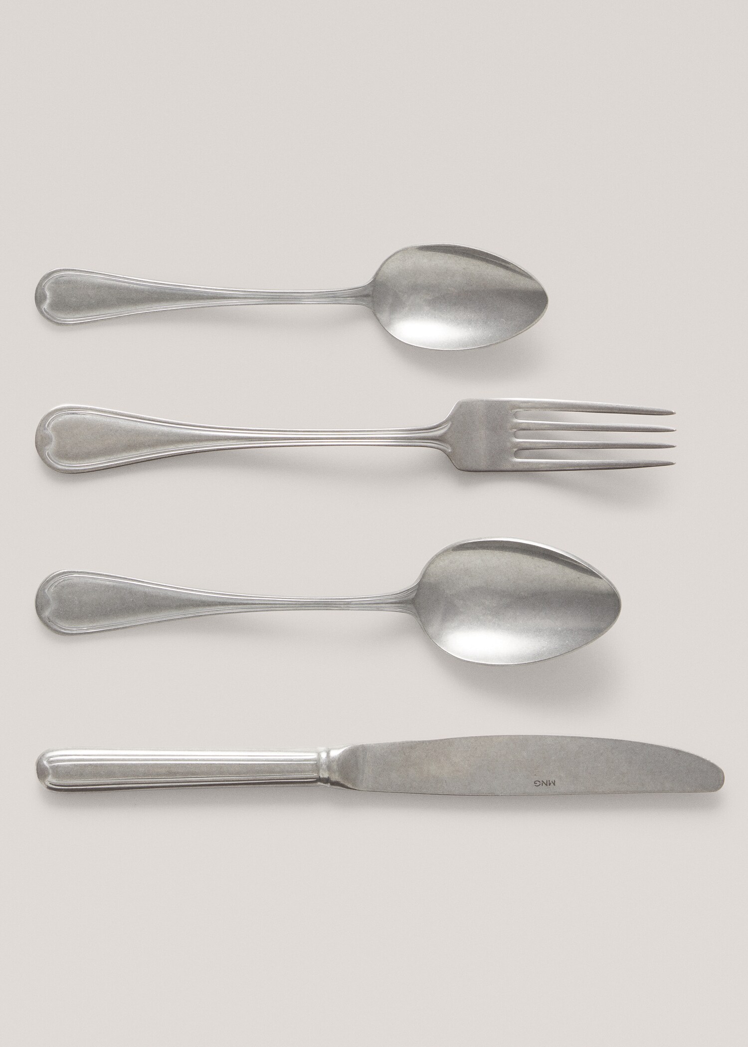 4er-Pack  Altsilber-Dessertlöffel - Detail des Artikels 2