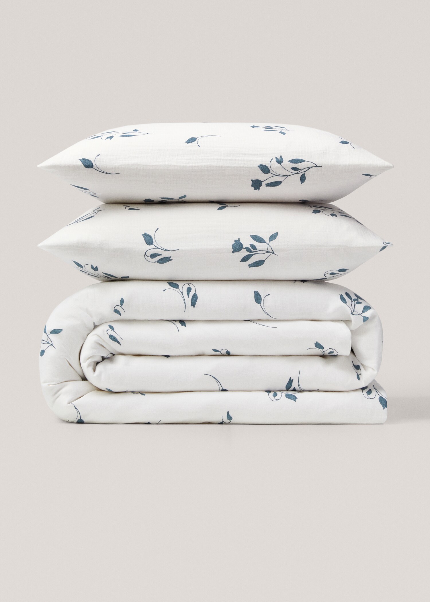 Duvet cover with floral design 150cm - Article without model