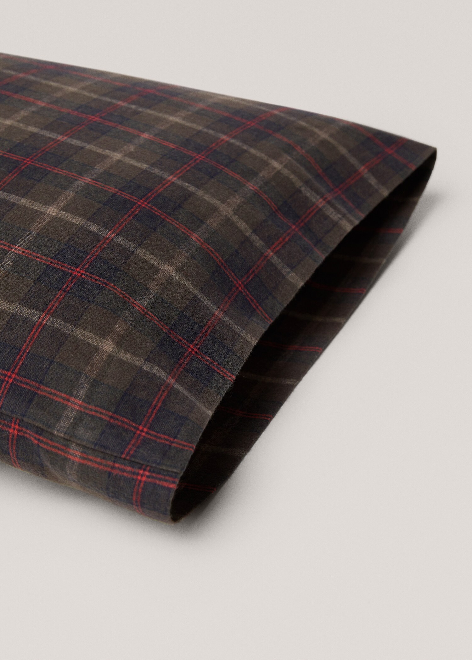 Federa flanella quadri multicolore 45x110 cm - Dettaglio dell'articolo 1