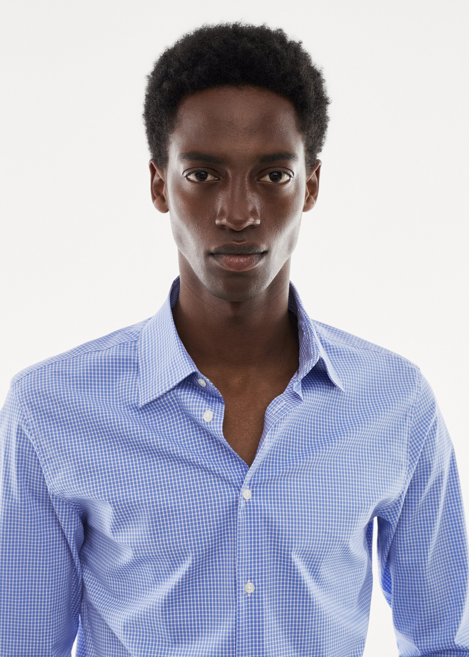 Micro-stretch fabric shirt - Details of the article 1