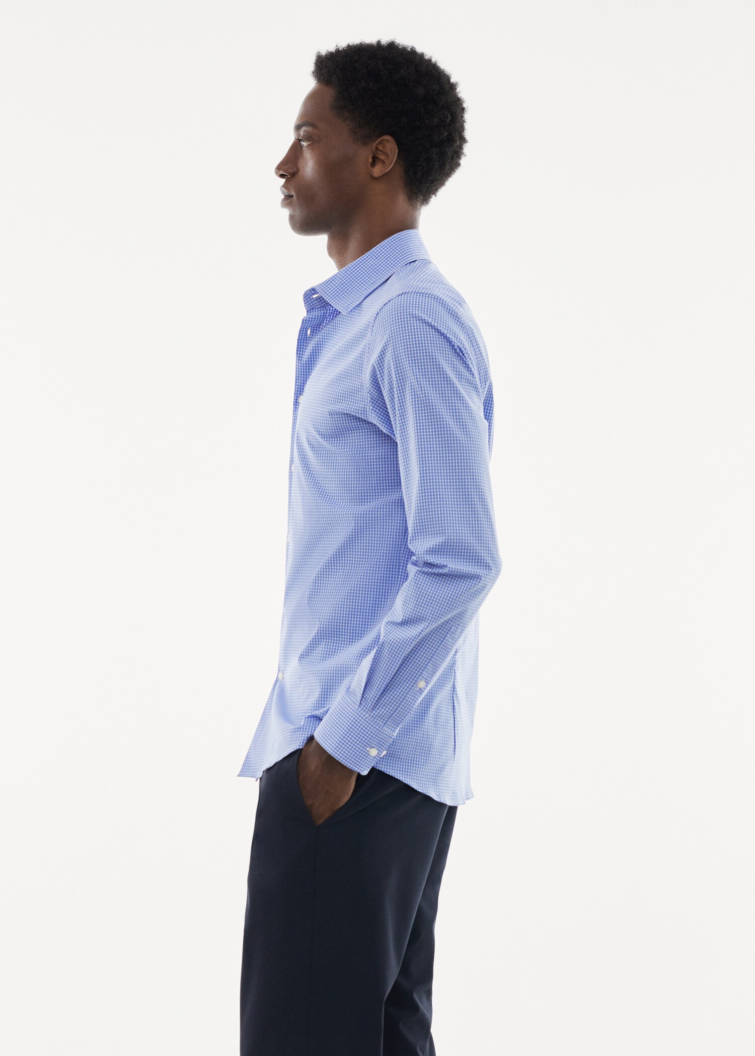 Micro-stretch fabric shirt - Details of the article 2