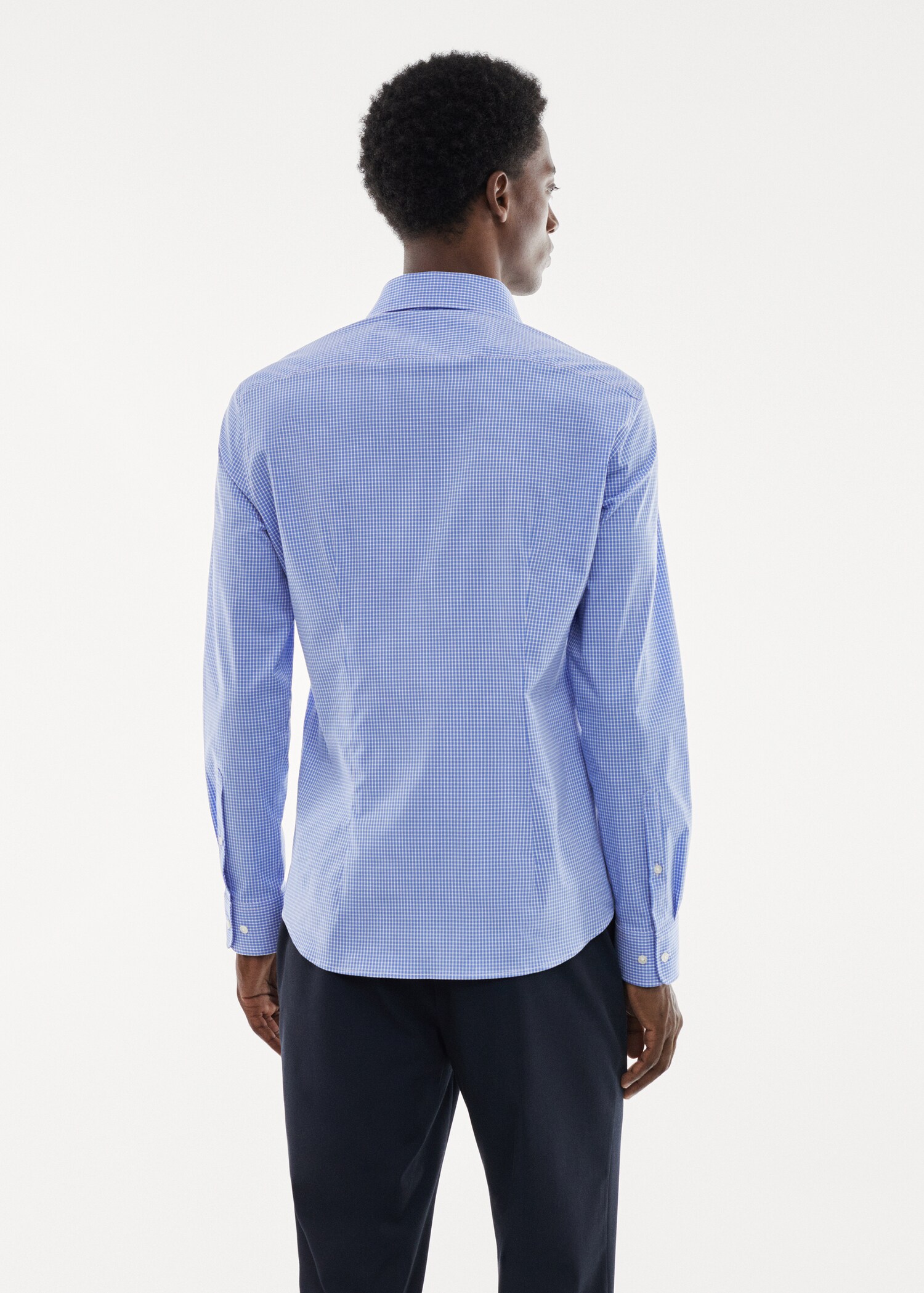 Micro-stretch fabric shirt - Reverse of the article