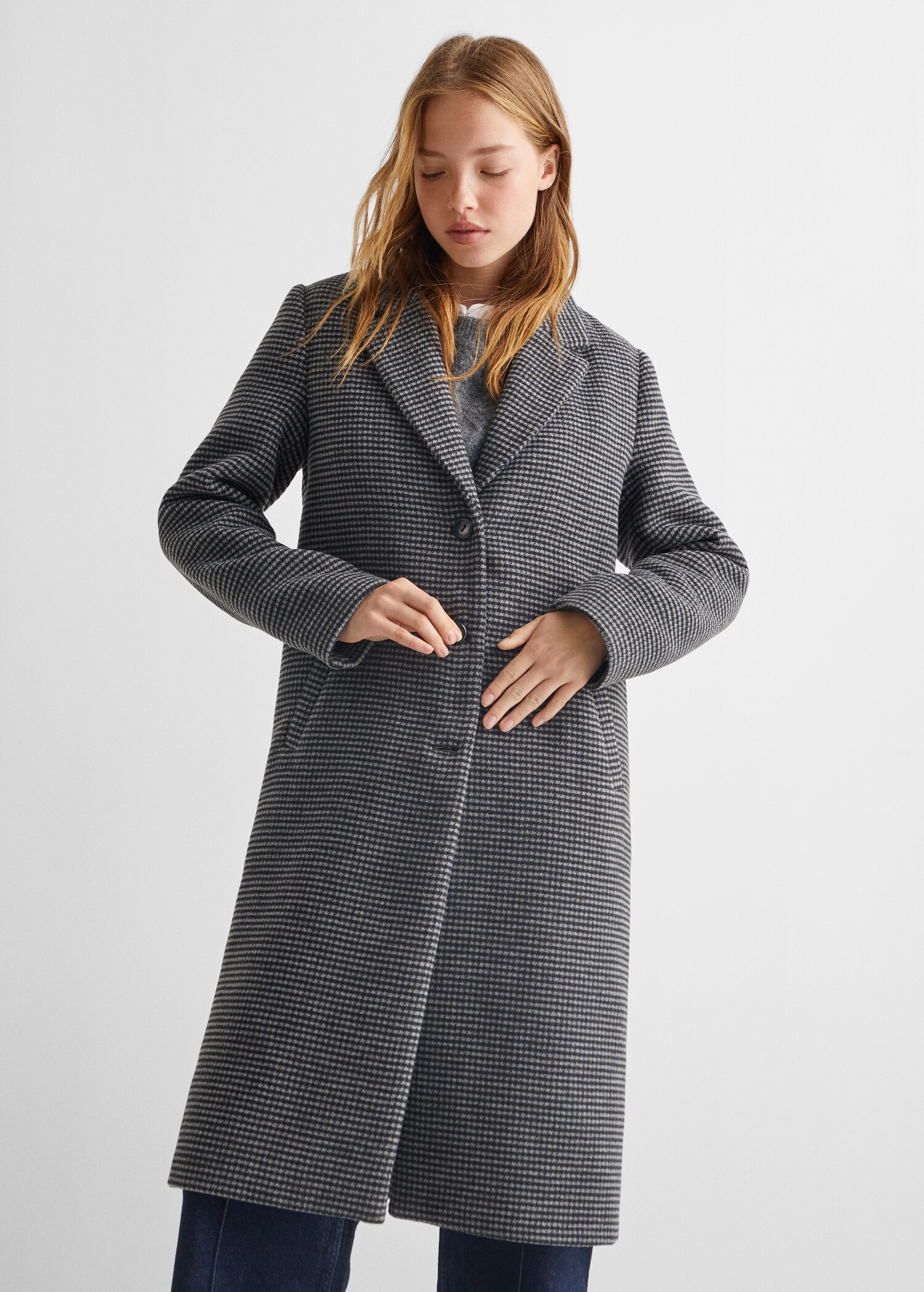 Checked overcoat - Middenvlak