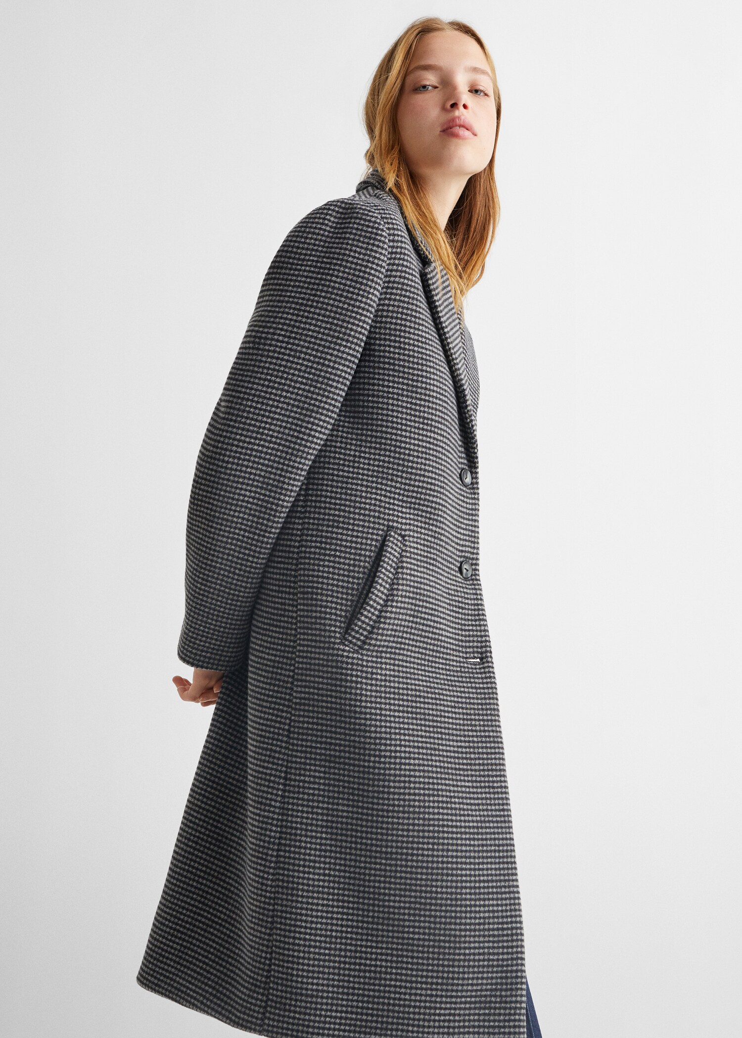 Checked overcoat - Detail van het artikel 4