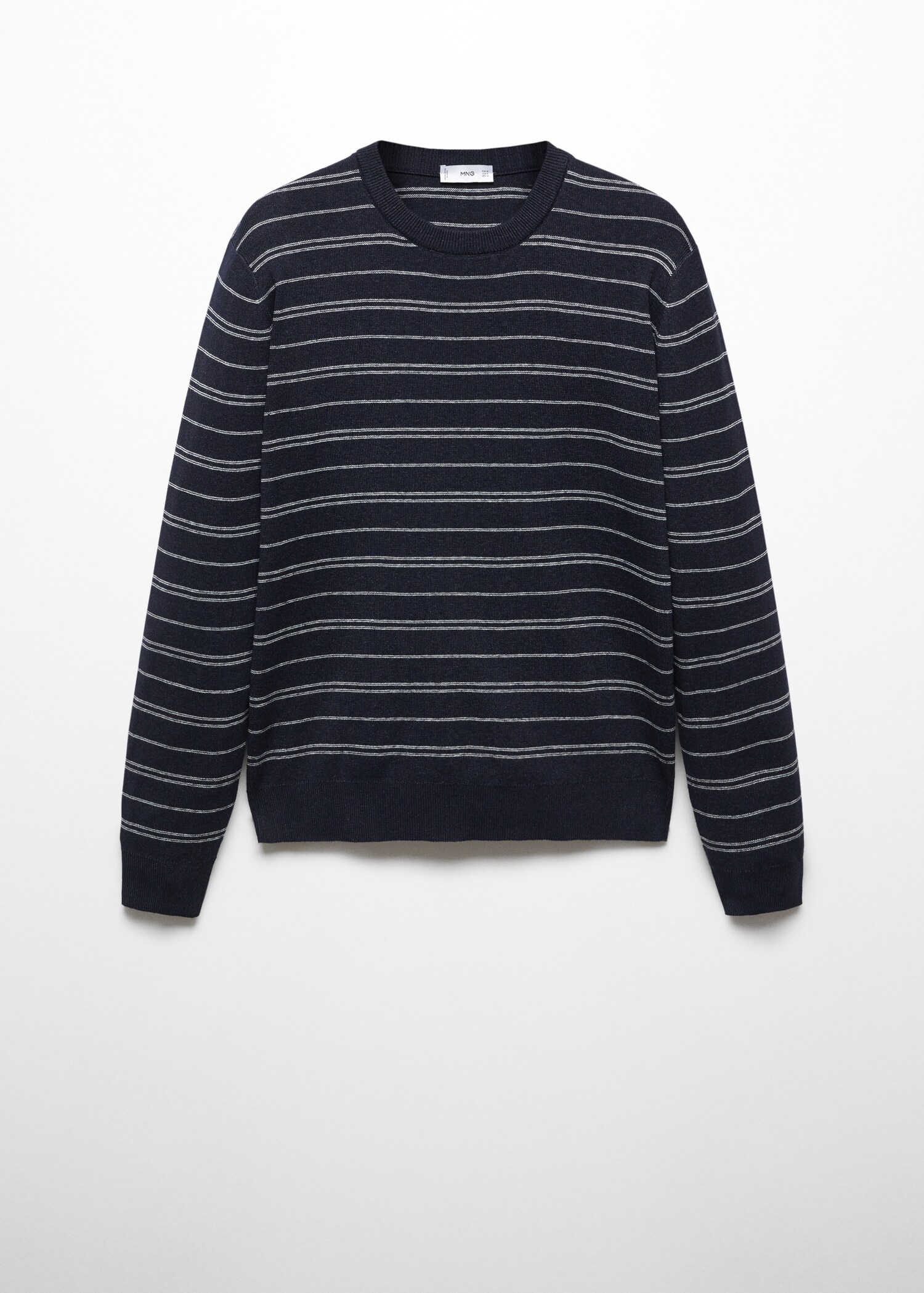 Gestreifter Feinstrickpullover - Artikel ohne Model