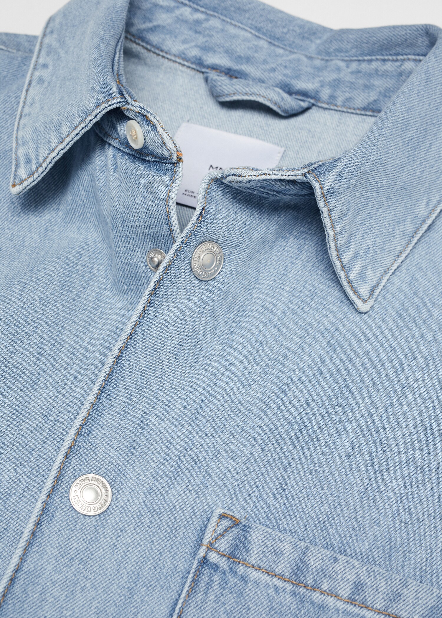 Sobrecamisa vaquera bolsillos - Detalle del artículo 8