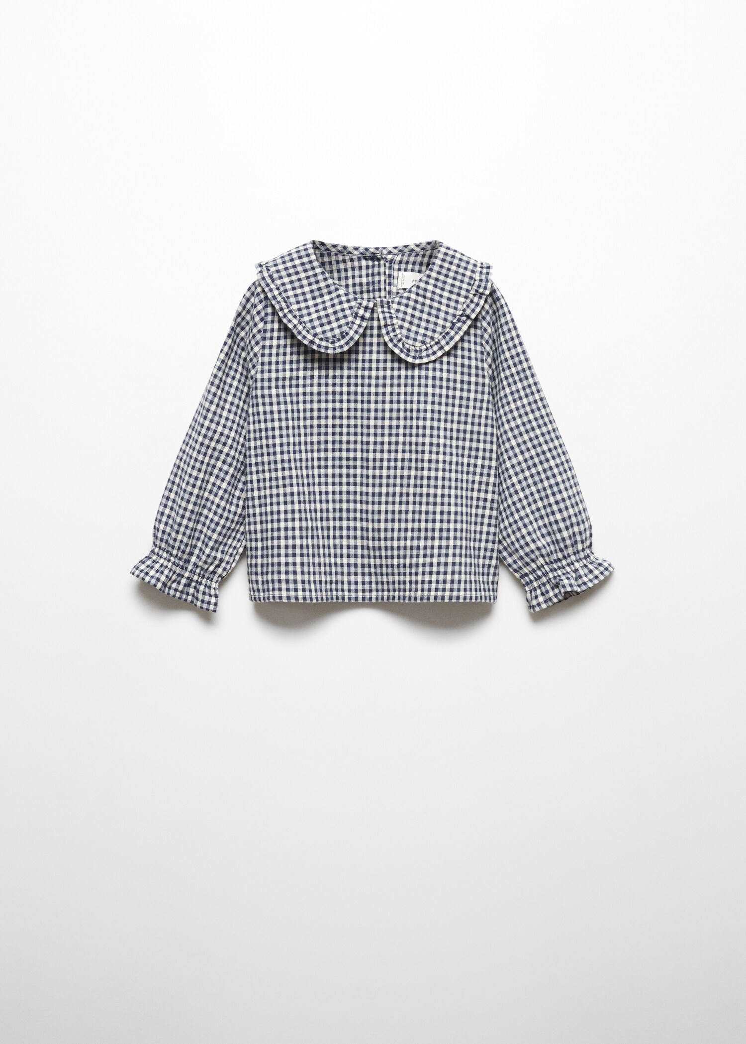 Gingham check blouse - Article without model