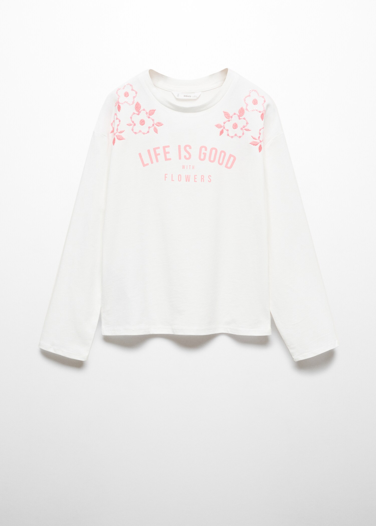 Camiseta manga larga mensaje - Artículo sin modelo