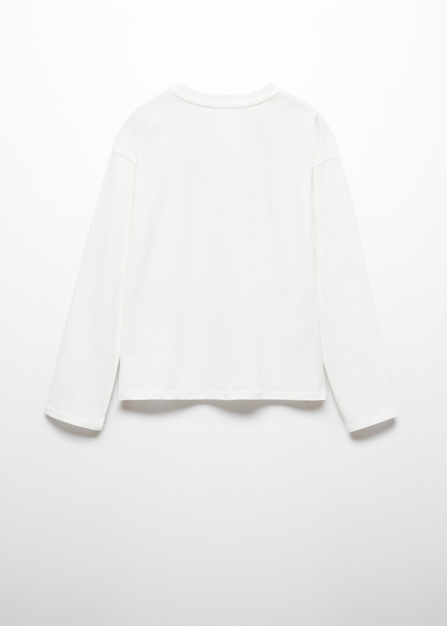 Camiseta manga larga mensaje - Reverso del artículo