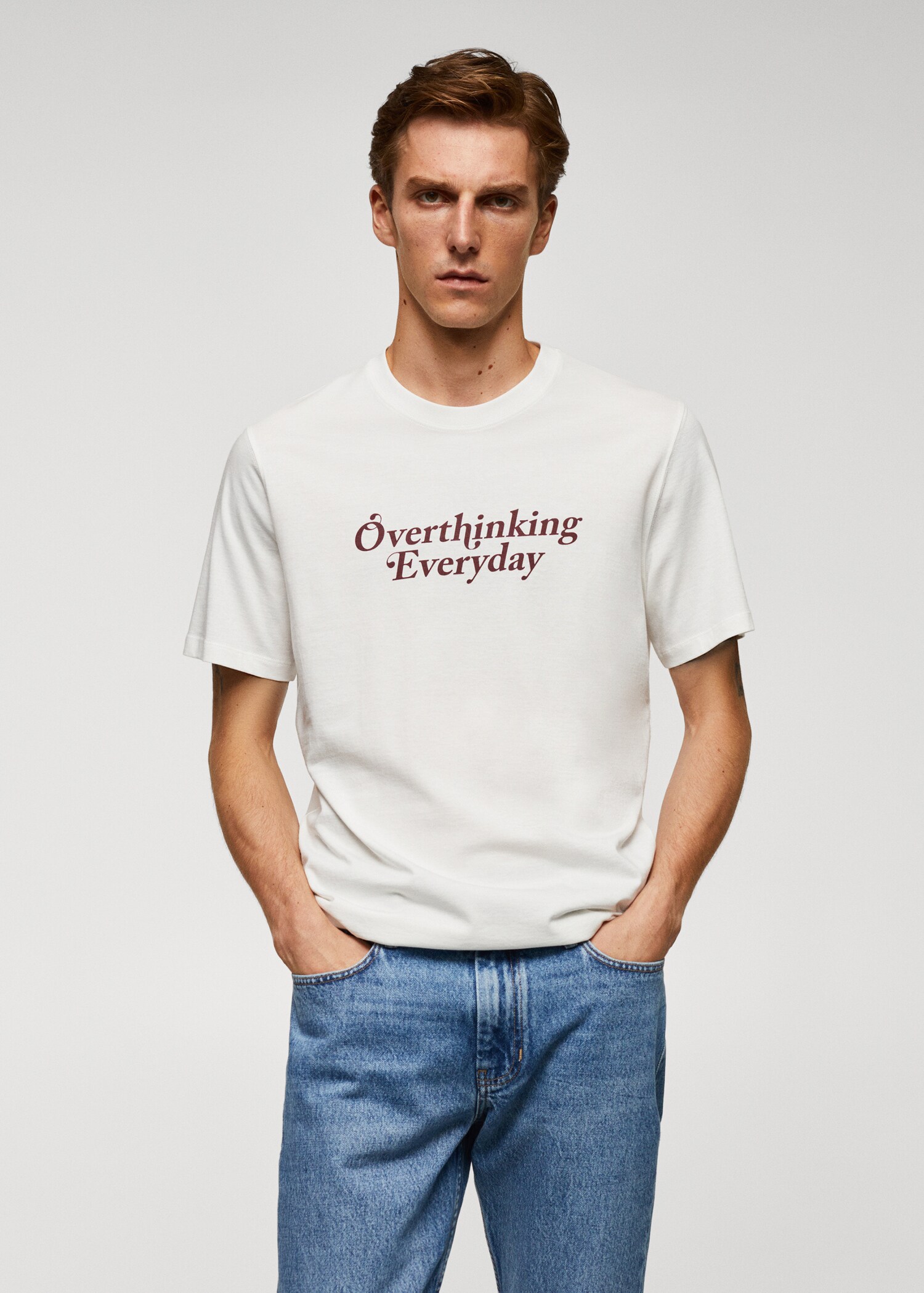 100% cotton printed t-shirt - Medium plane