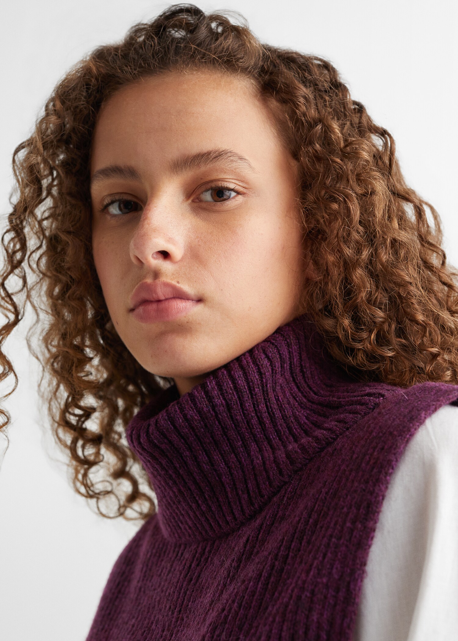 Chunky-knit gilet - Detail van het artikel 1