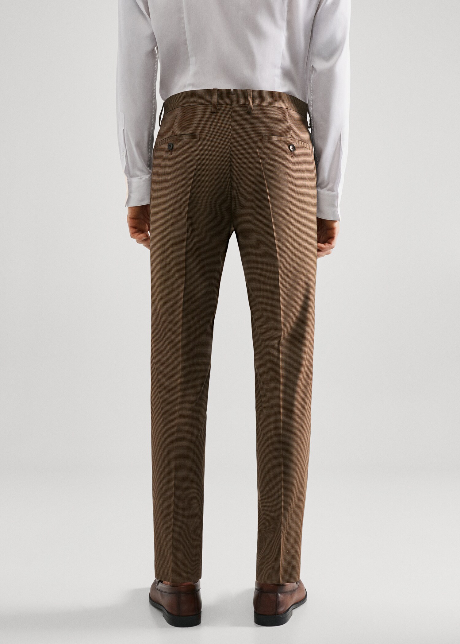 Pantaloni completo super slim-fit tessuto stretch - Retro dell'articolo