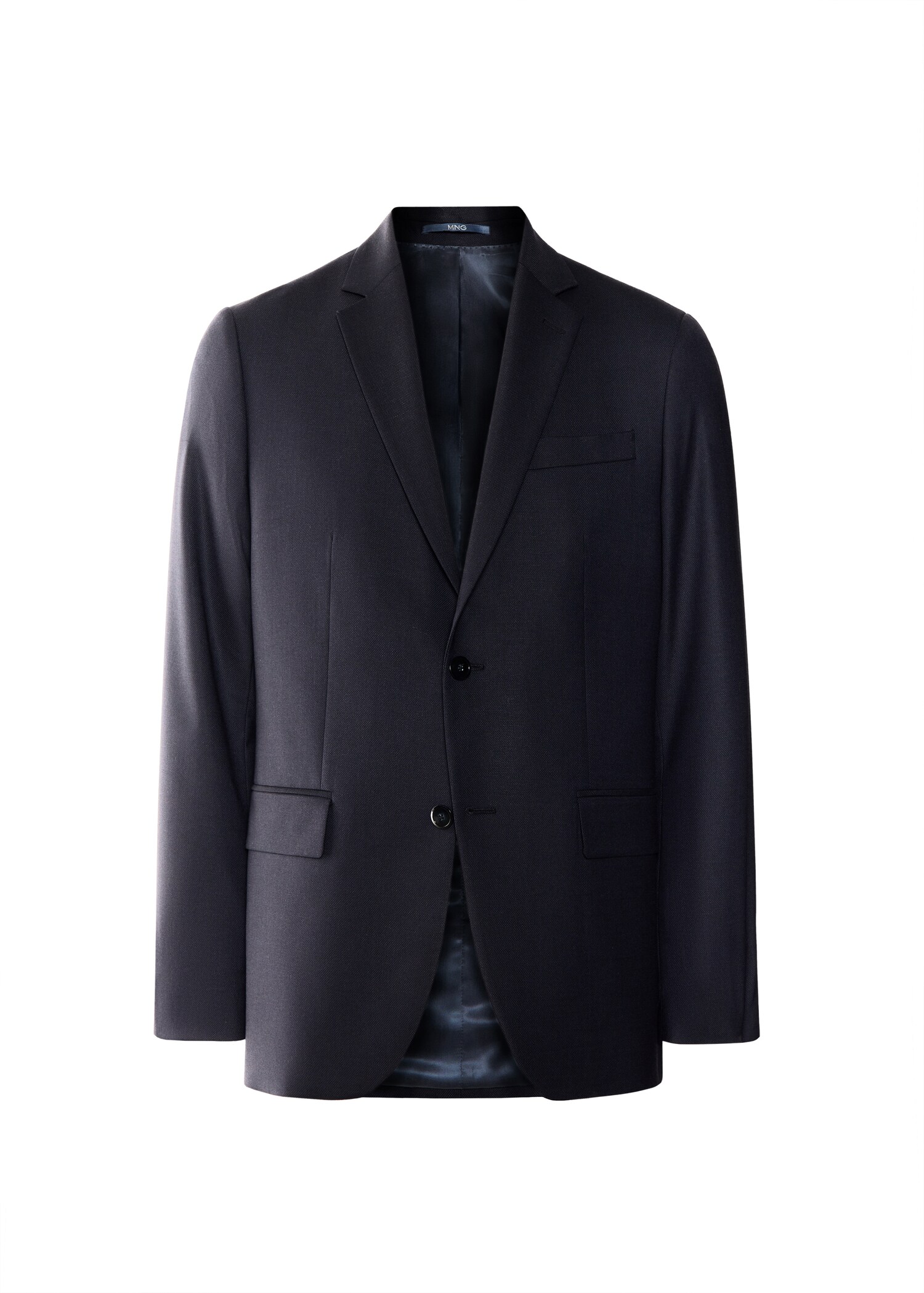 Dar kesim yünlü blazer ceket - Modelsiz ürün