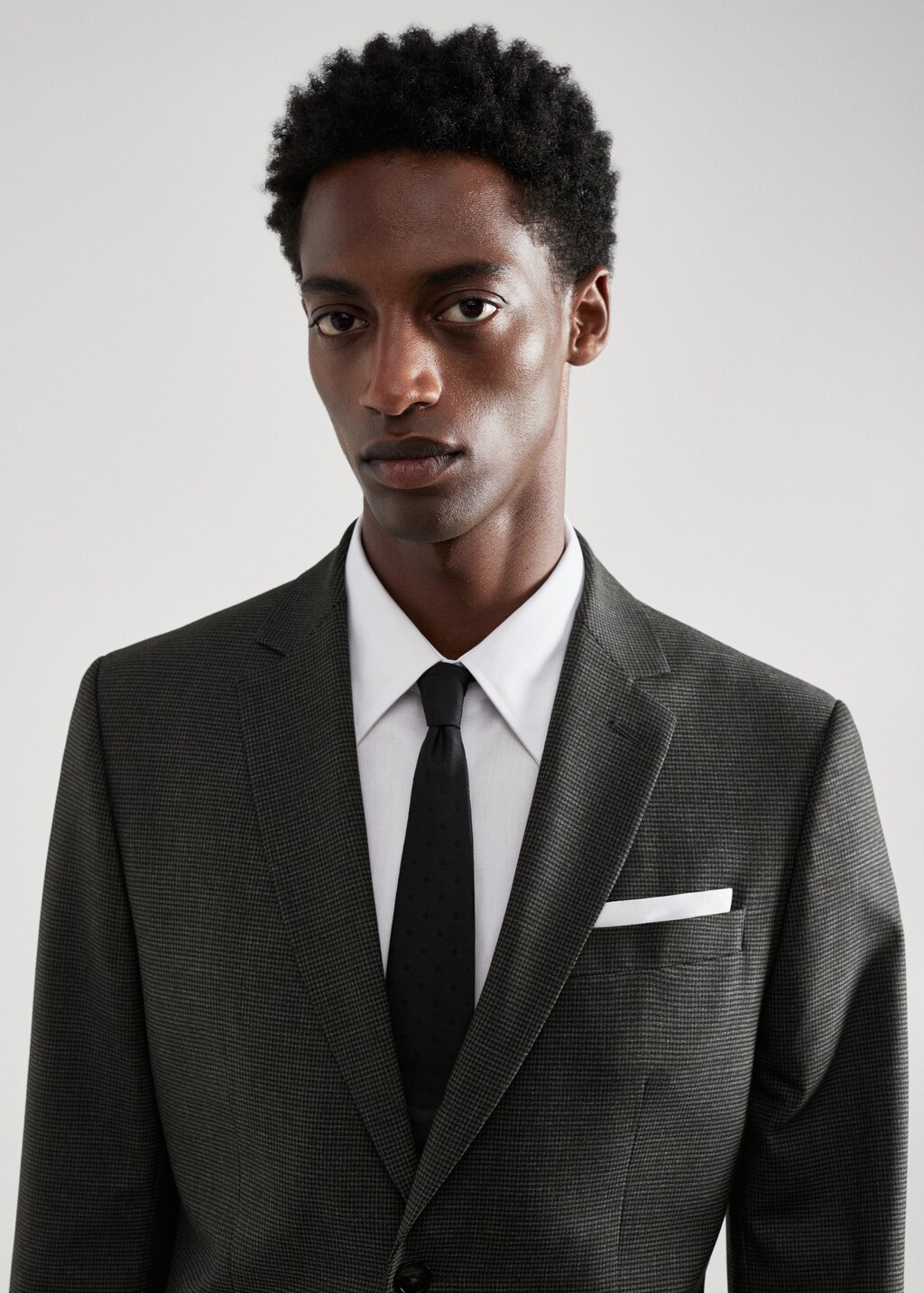 Veste costume laine slim fit pied de poule Homme MANGO Cote d Ivoire