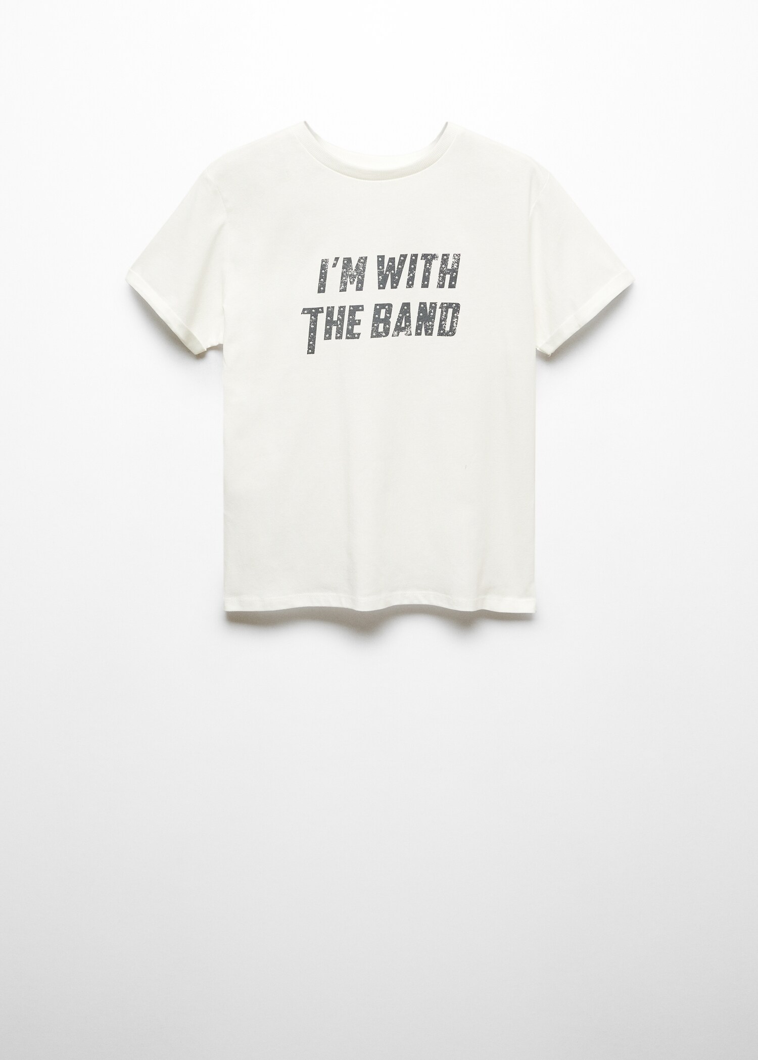 Printed message T-shirt - Article without model