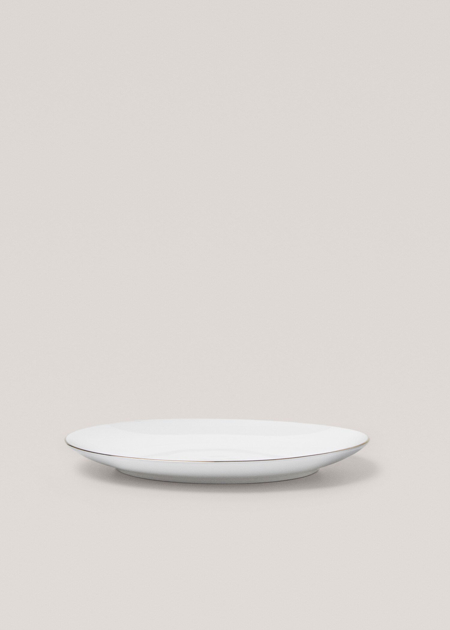Dessertteller aus Bone China mit Rand - Detail des Artikels 1