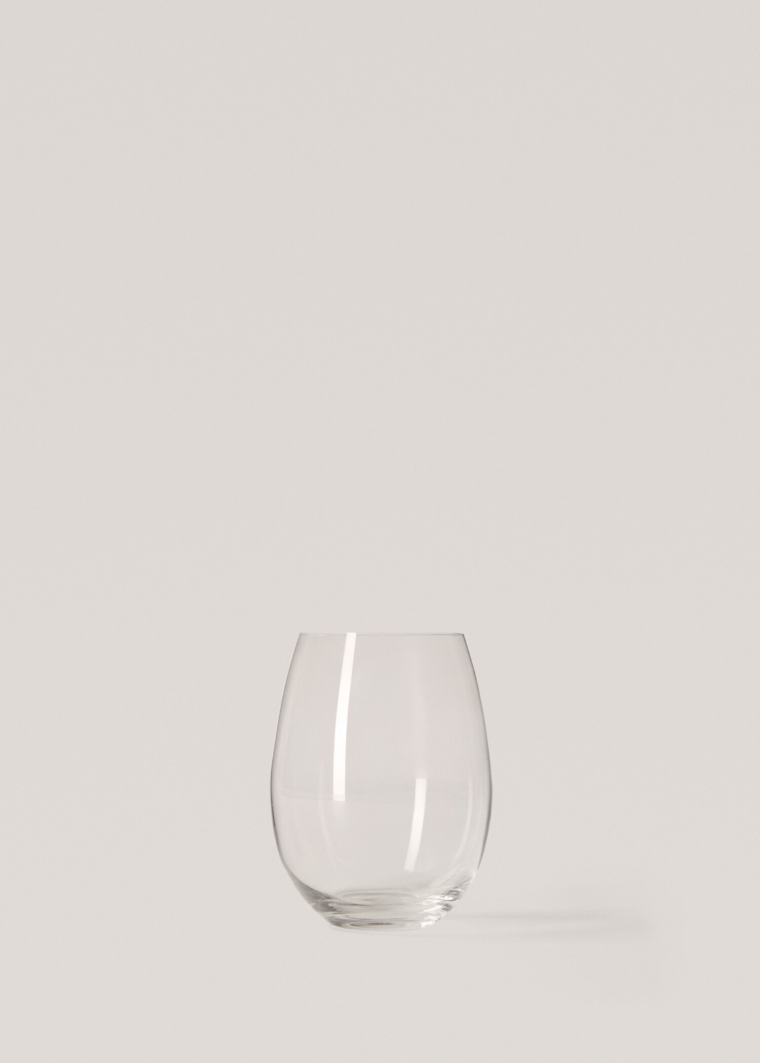 Ovales Glas - Artikel ohne Model