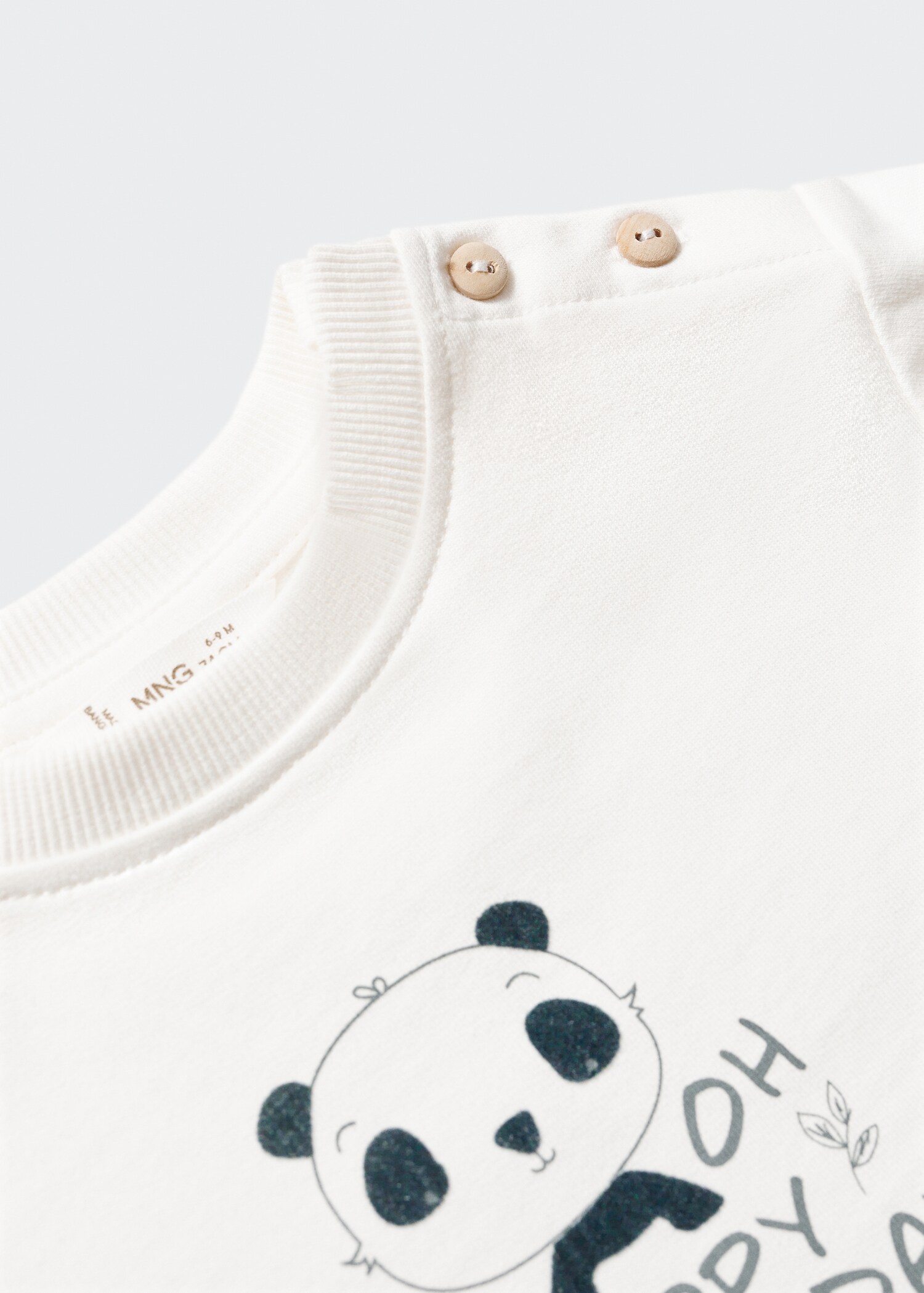 Sudadera estampado algodón - Detalle del artículo 0