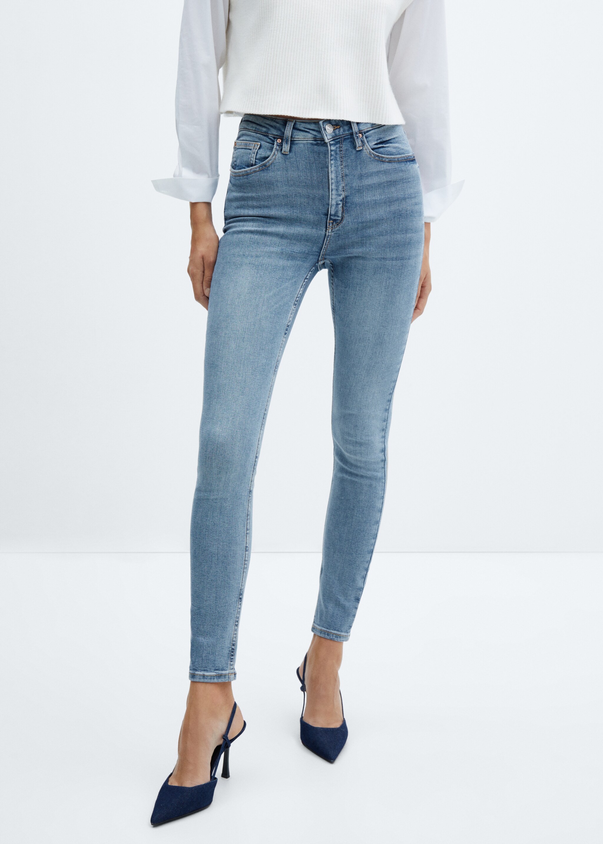 High-rise skinny jeans - Middenvlak