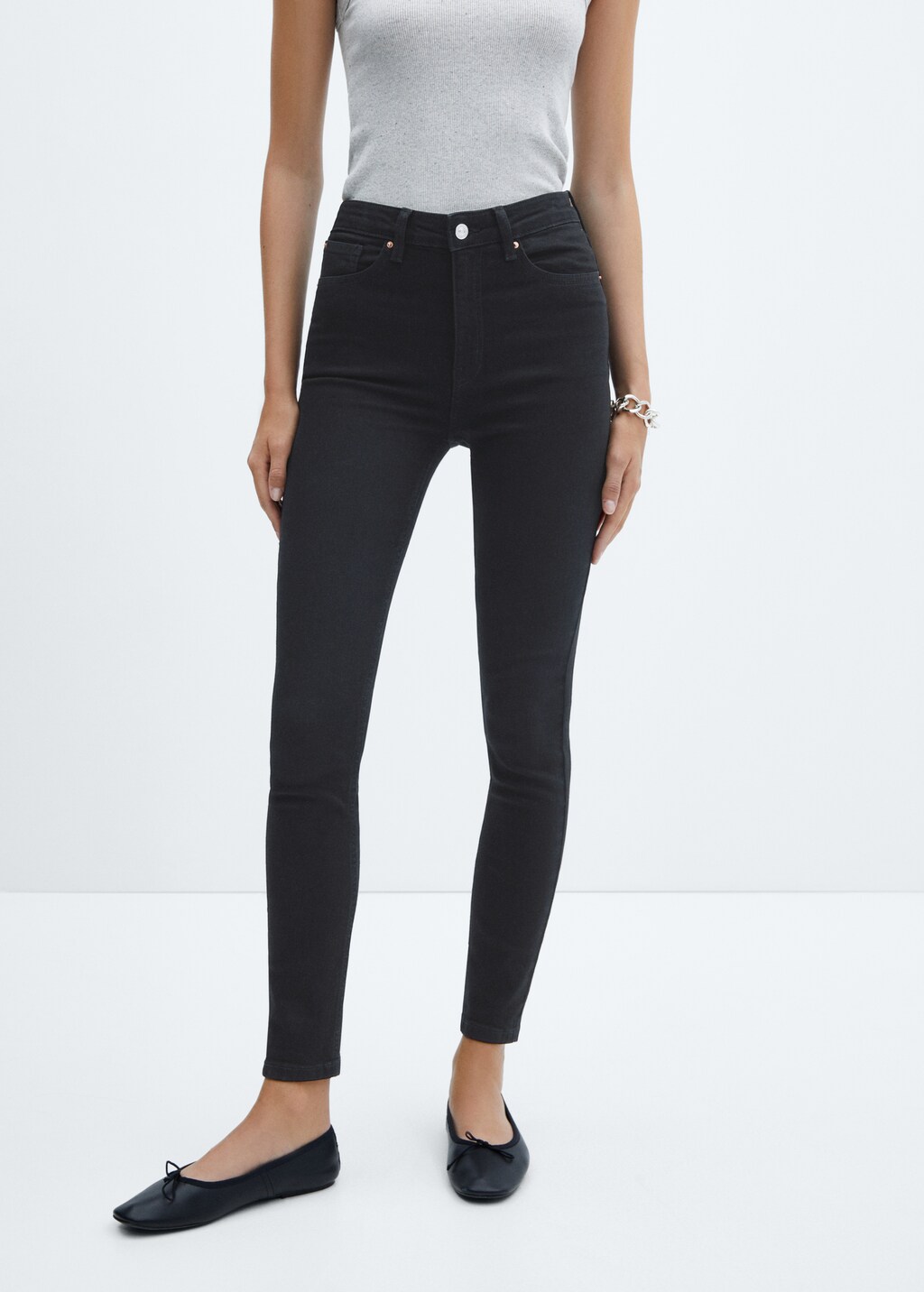High rise skinny jeans Women MANGO Montenegro