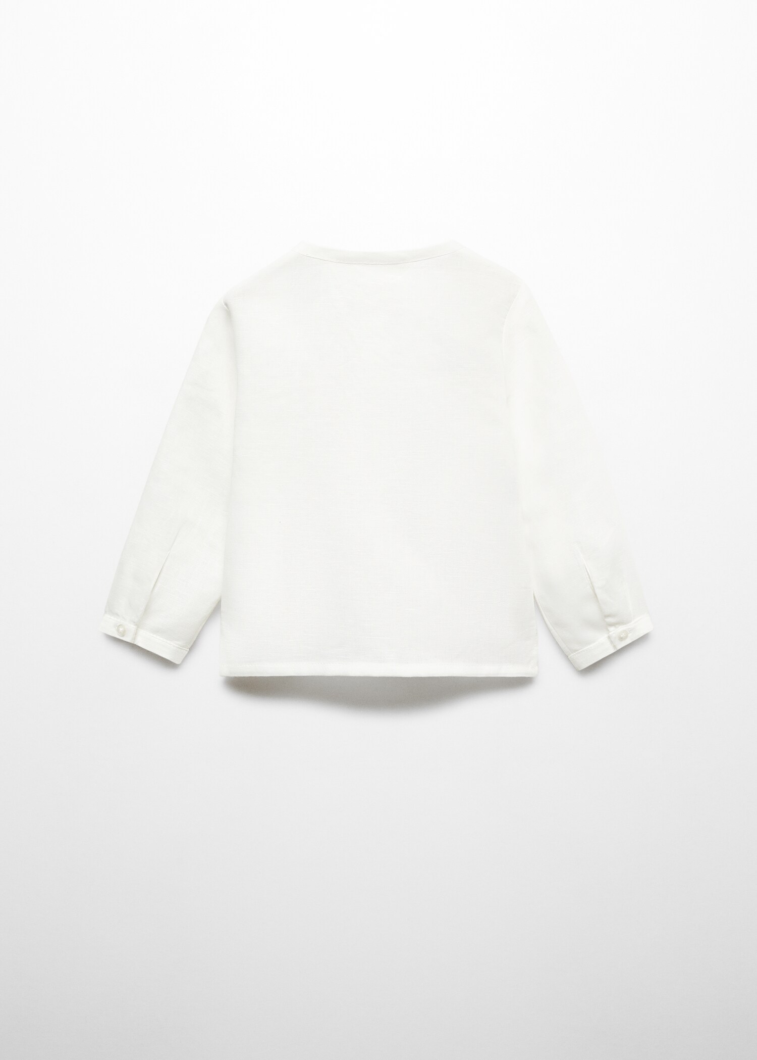 Regular-fit linen shirt - Reverse of the article