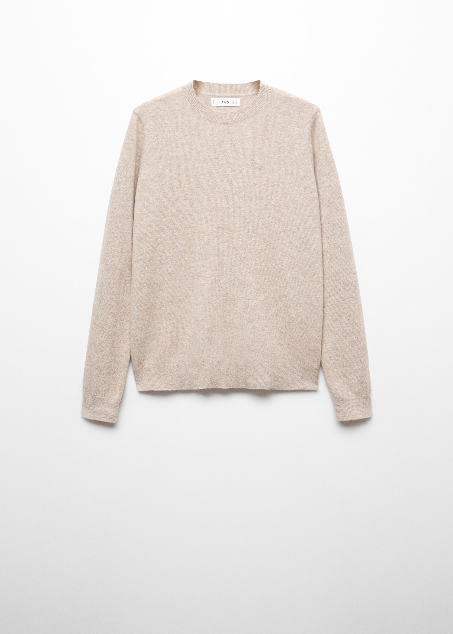 Pull-over 100 % cachemire col rond - Article sans modèle