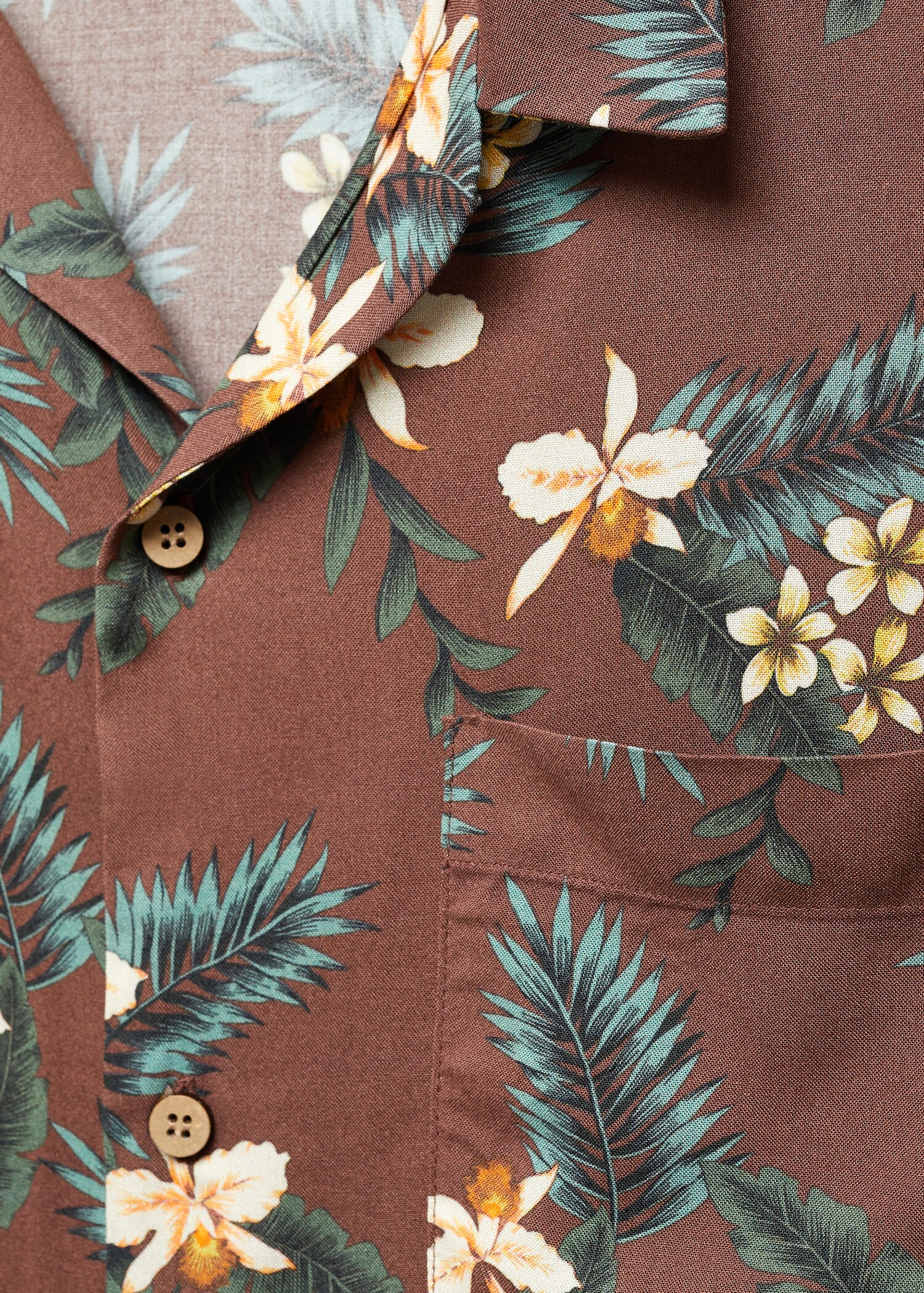 Regular Fit-Hemd mit Hawaiiprint - Detail des Artikels 8