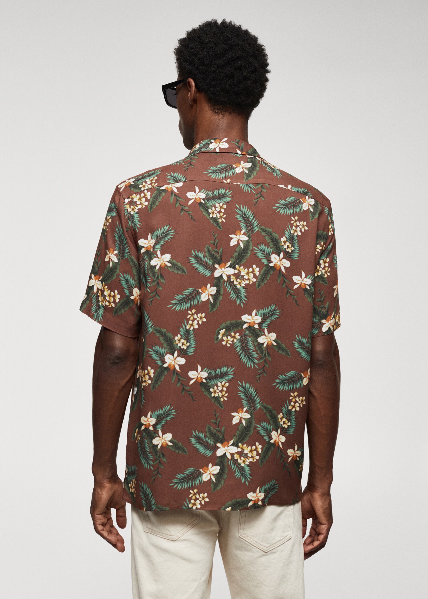 Regular Fit-Hemd mit Hawaiiprint - Rückseite des Artikels