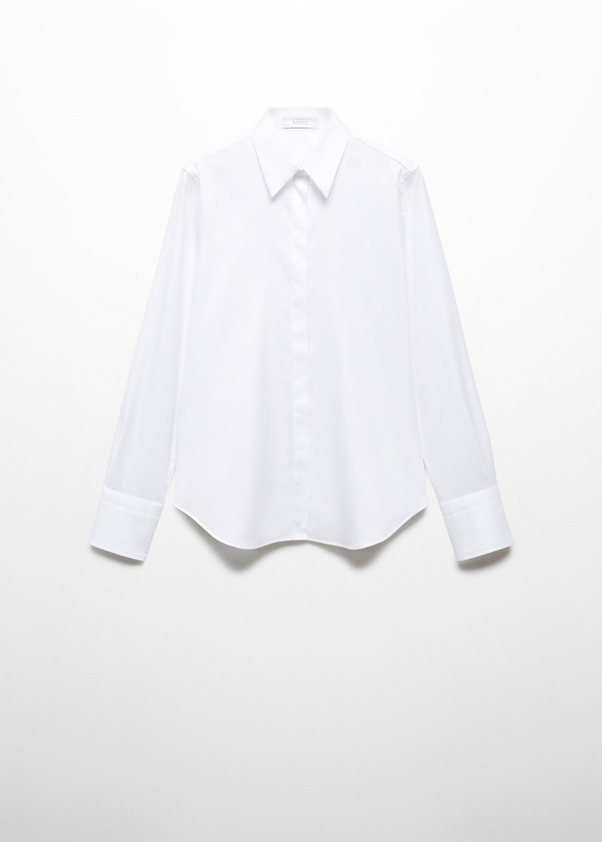 Slim-fit poplin shirt - Article without model