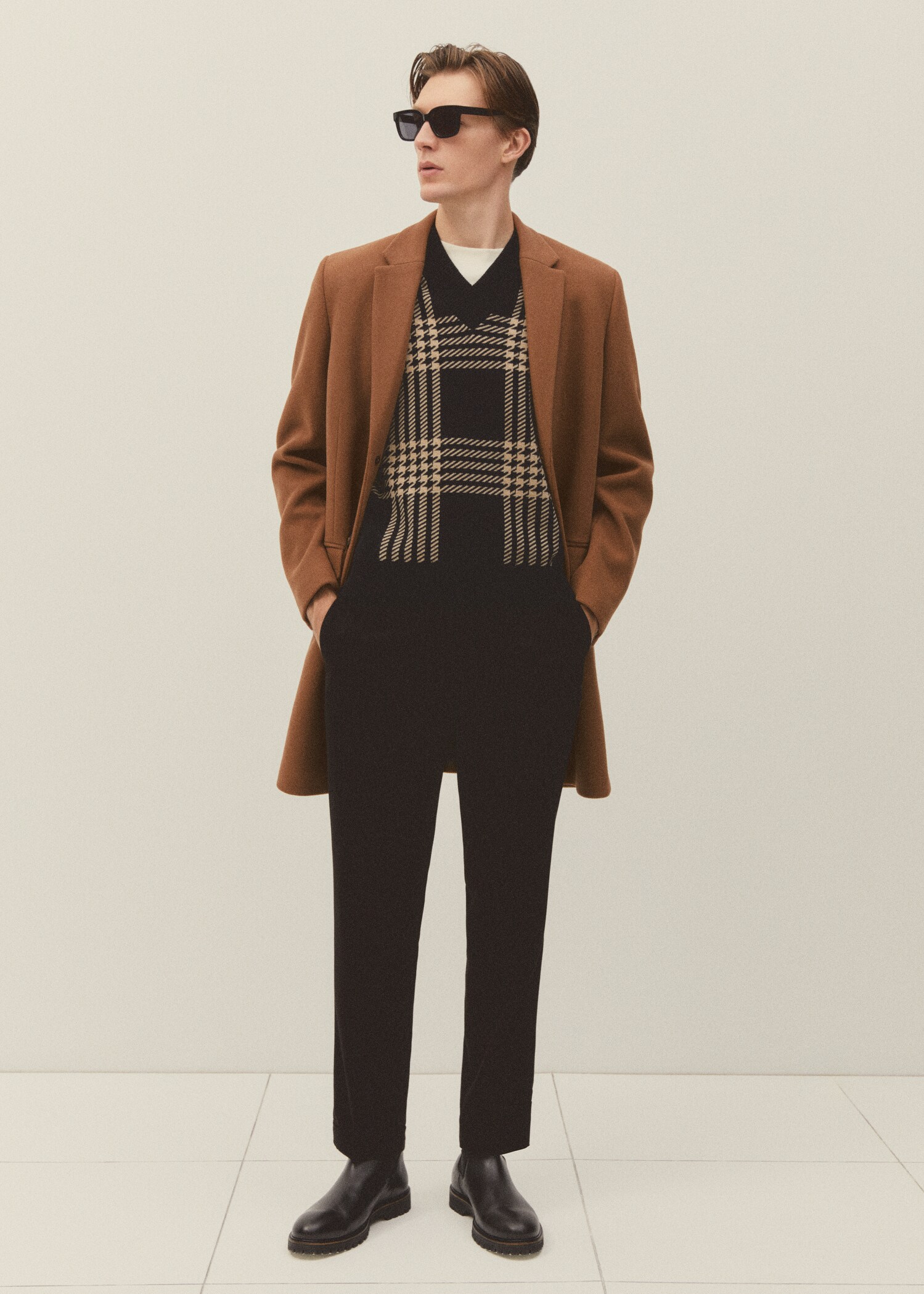 Manteau long laine recyclée - Détail de l'article 6