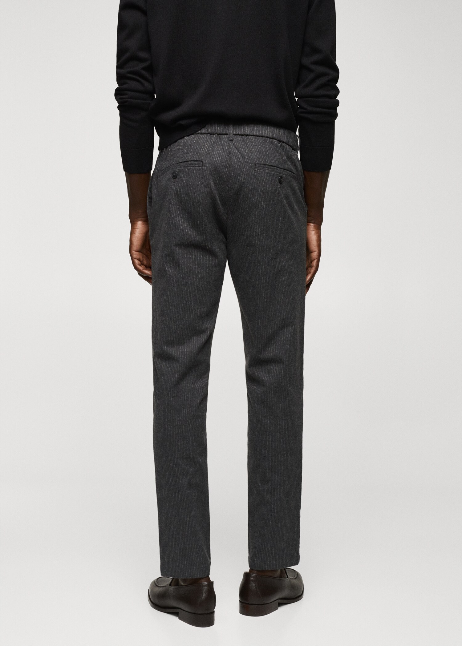 Pantalón slim fit algodón raya diplomática - Reverso del artículo