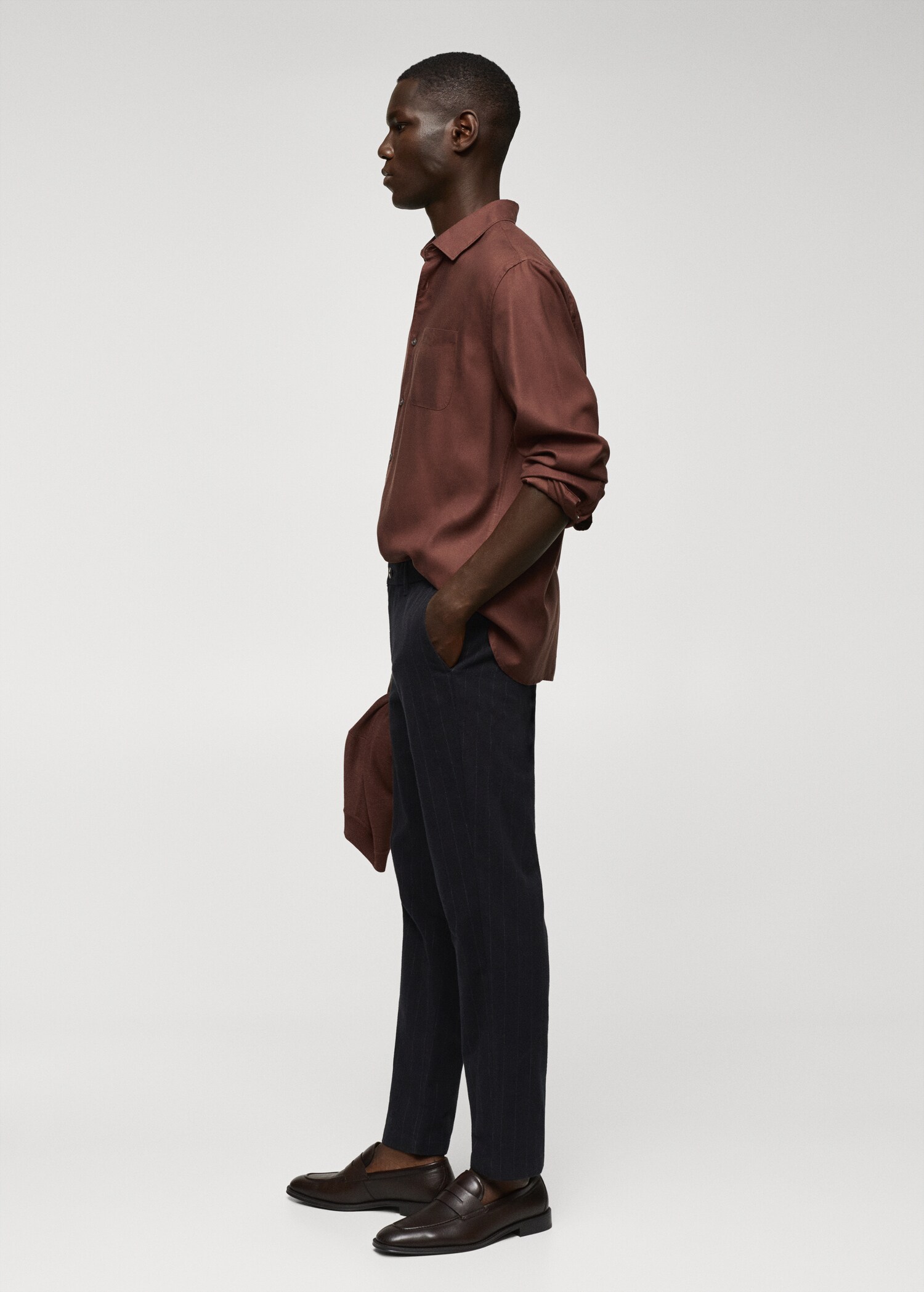 Pantalón slim fit algodón raya diplomática - Detalle del artículo 2