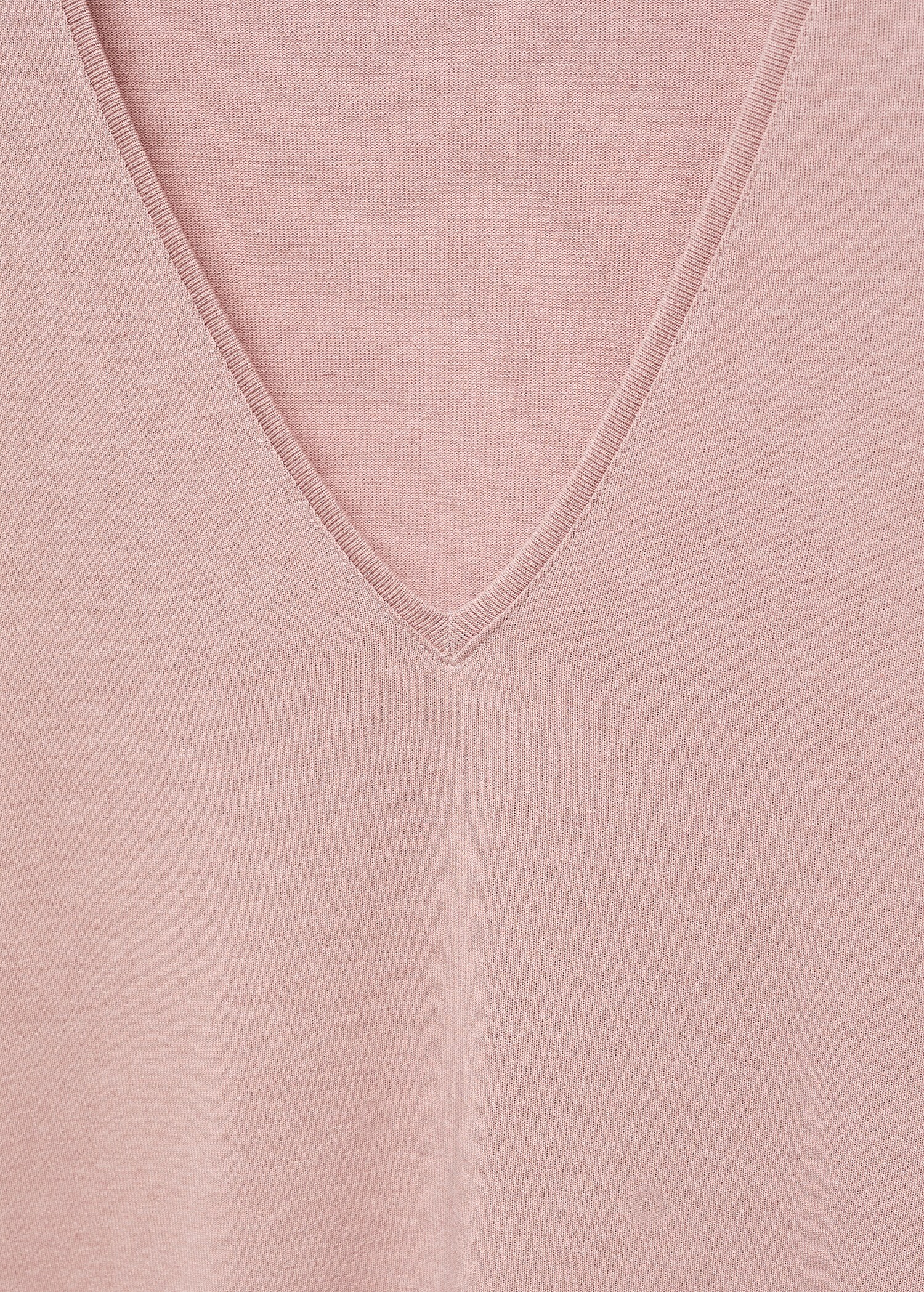 Long-sleeved V-neck T-shirt - Details of the article 8