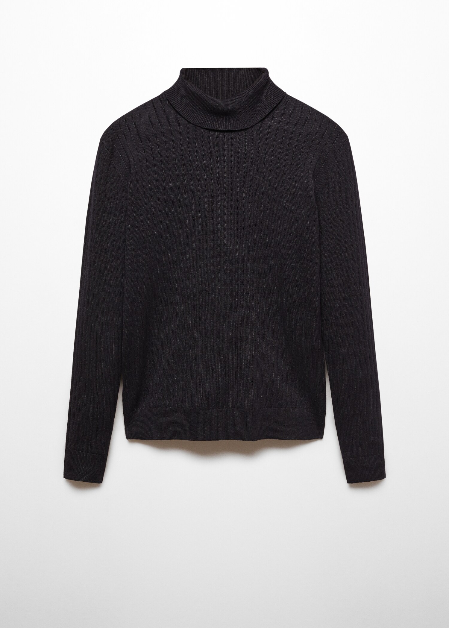 Pull-over côtelé col roulé - Article sans modèle