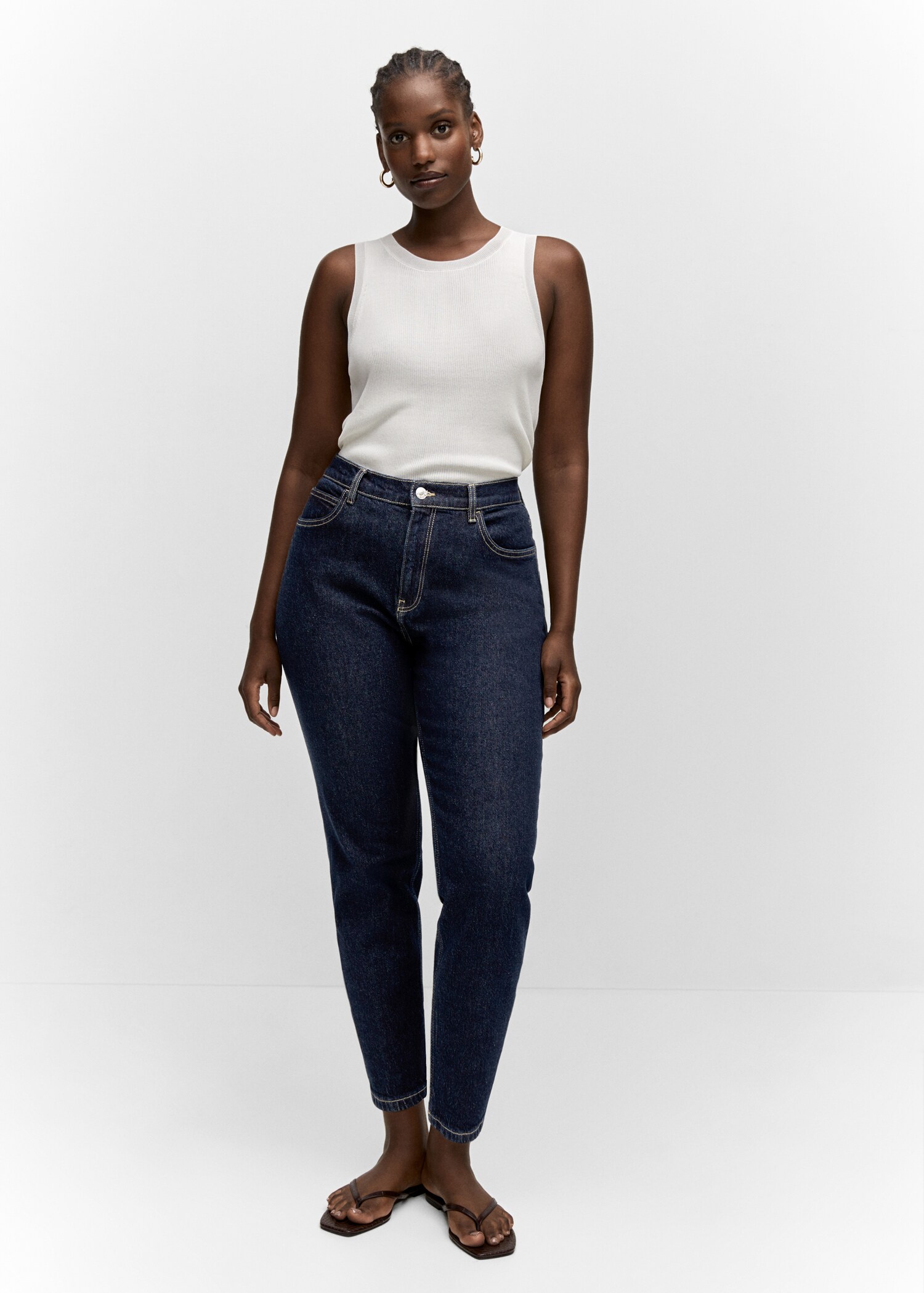 Mom comfort high-rise jeans - Details of the article 3