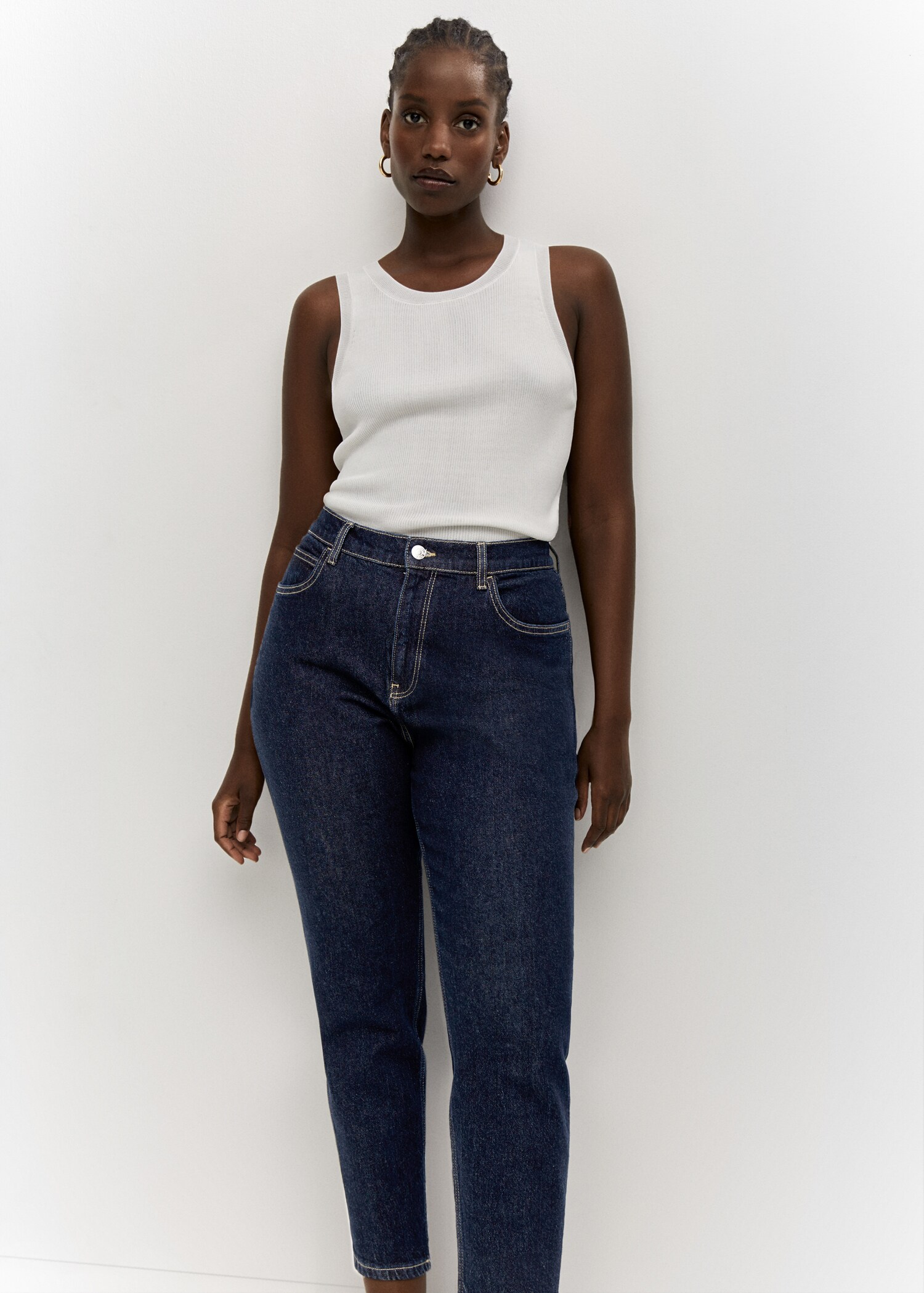 Mom comfort high-rise jeans - Details of the article 4