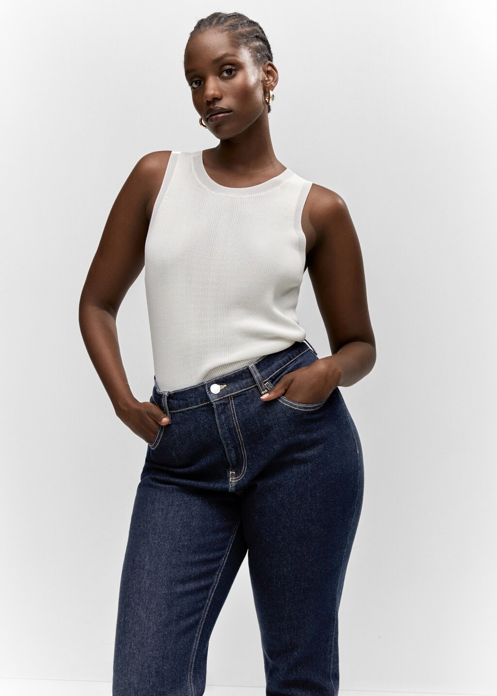 Newmom comfort high rise jeans Women MANGO Azerbaijan